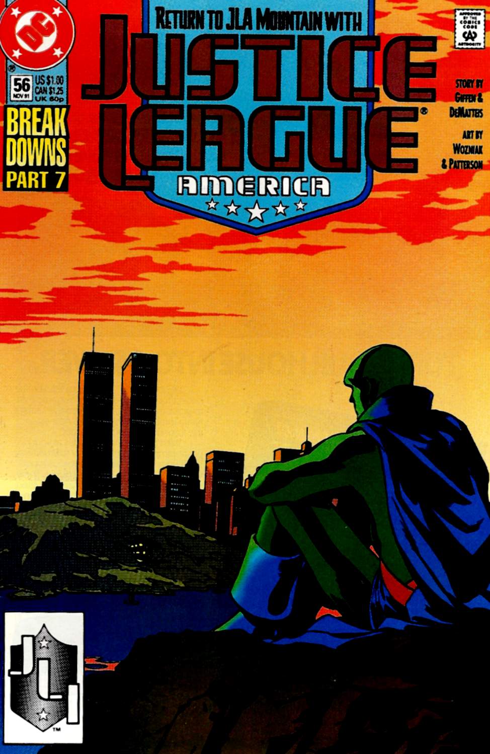 Read online Justice League America comic -  Issue #56 - 1