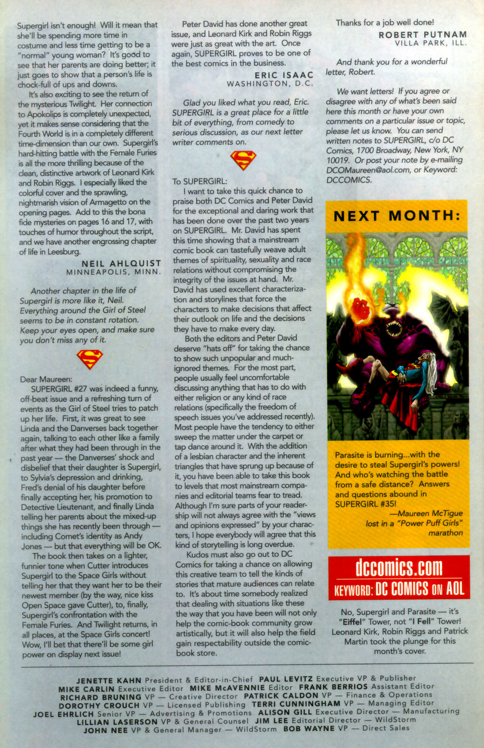 Read online Supergirl (1996) comic -  Issue #34 - 25