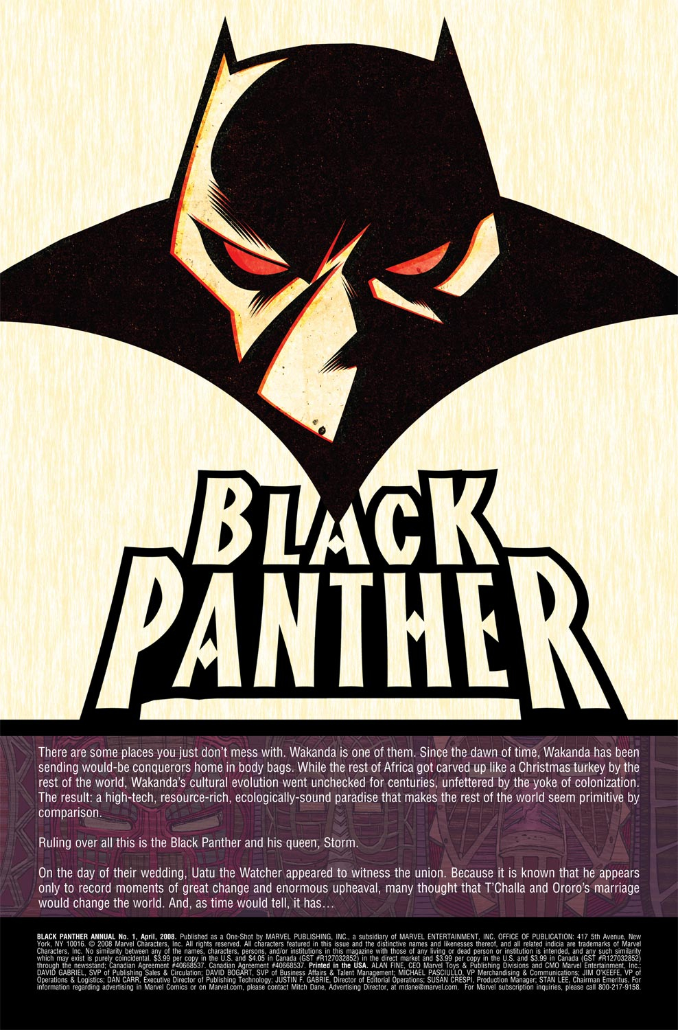 Black Panther (2005) issue Annual 1 - Page 2