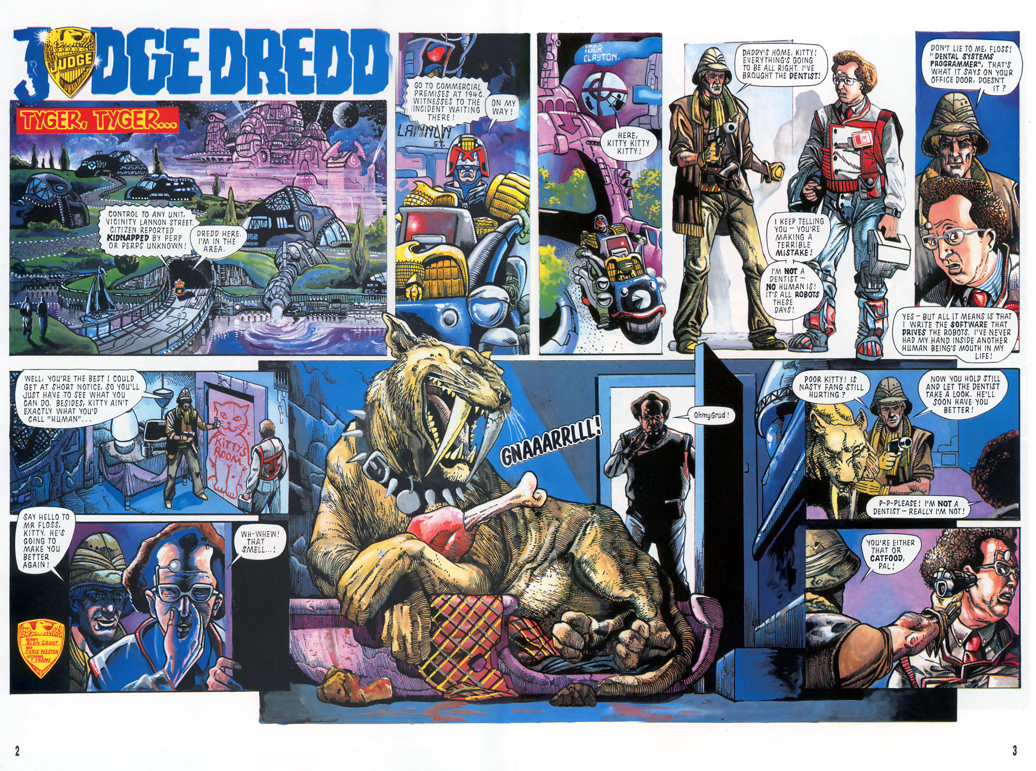 Read online Dredd Rules! comic -  Issue #1 - 4