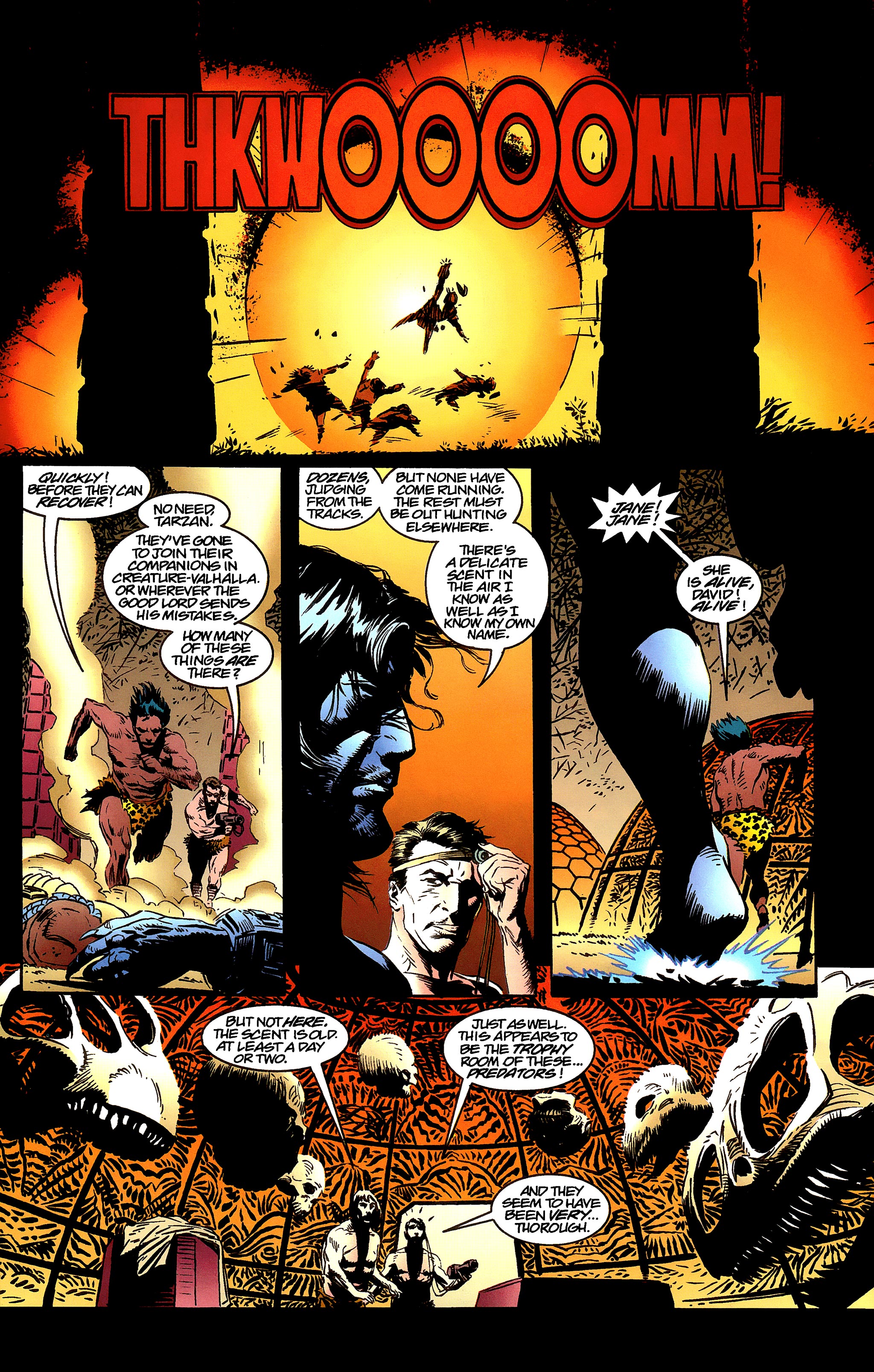 Read online Tarzan vs. Predator at the Earth's Core comic -  Issue #3 - 10