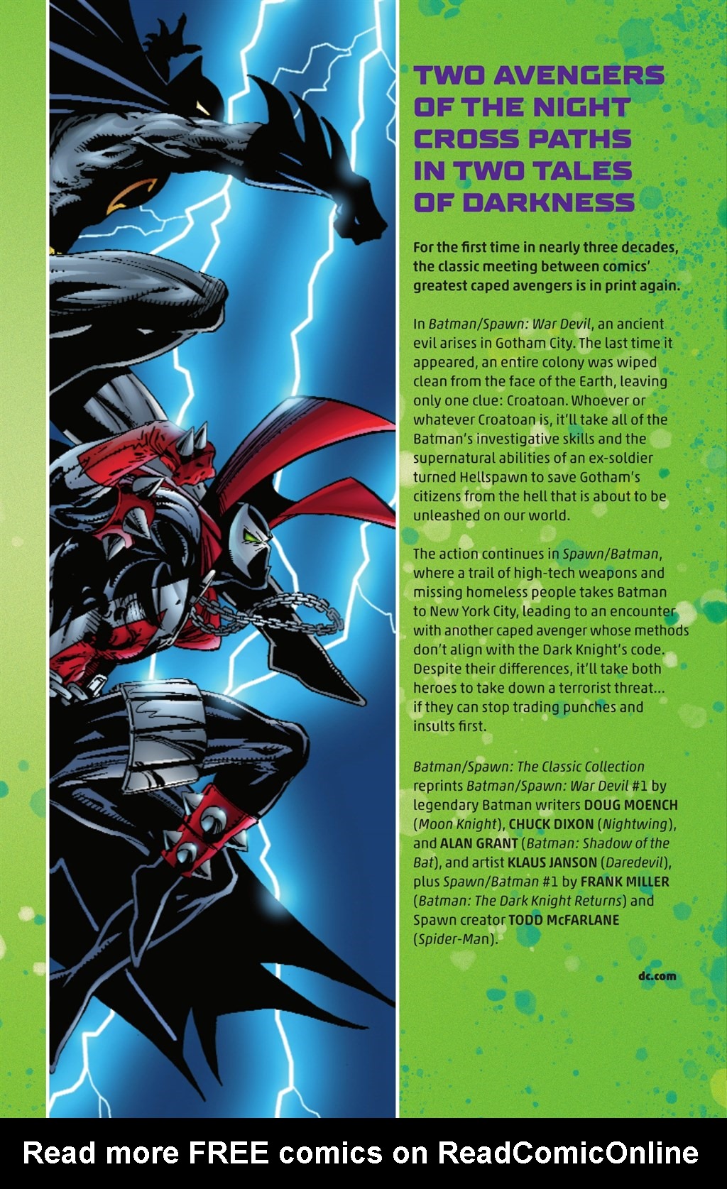 Read online Batman/Spawn: The Classic Collection comic -  Issue # TPB - 109