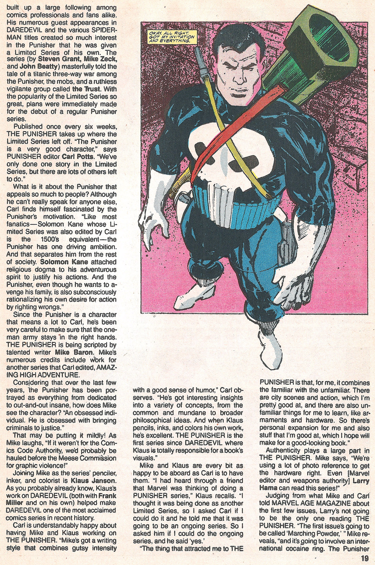 Read online Marvel Age comic -  Issue #51 - 20