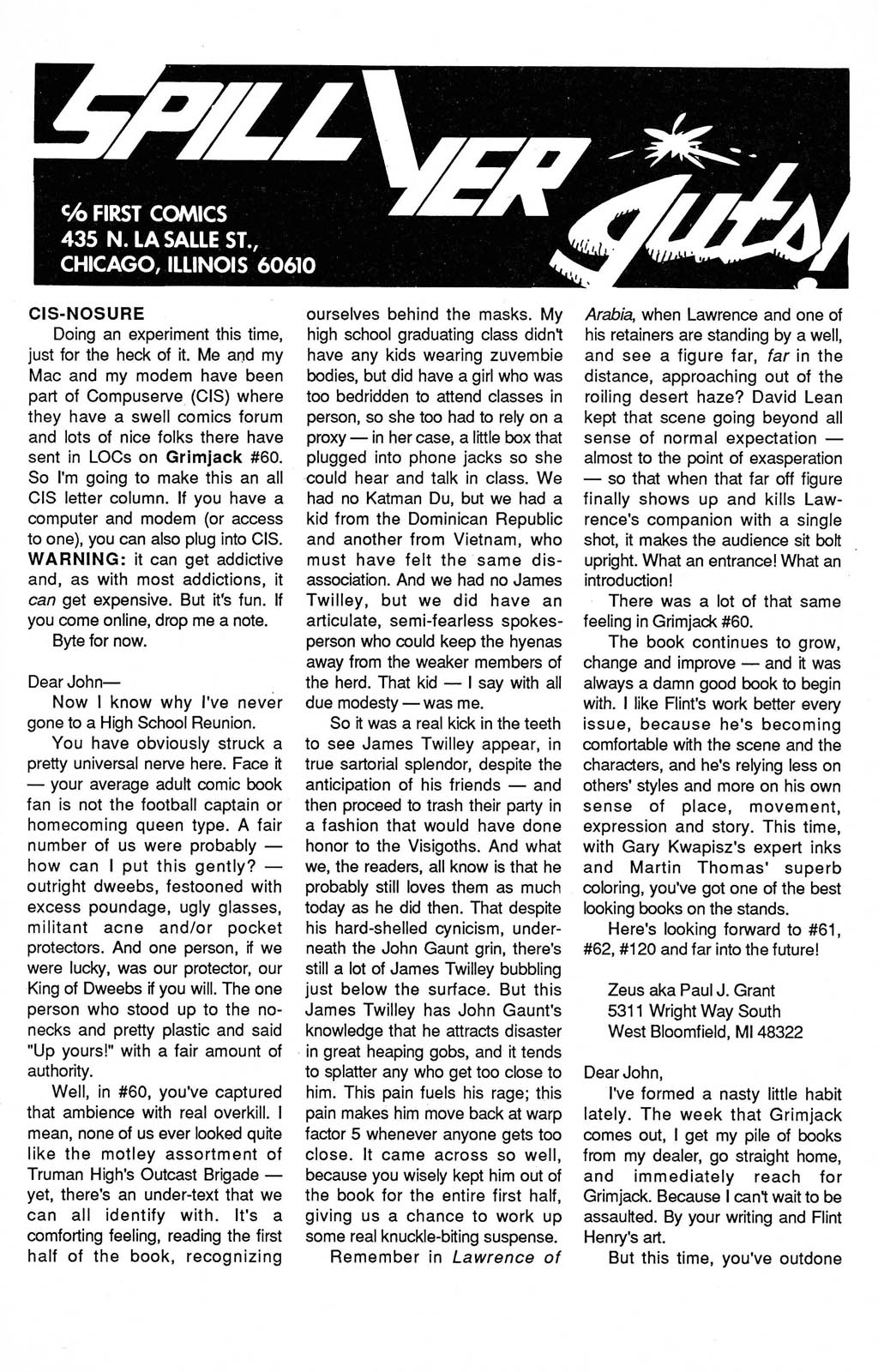 Read online Grimjack comic -  Issue #64 - 33