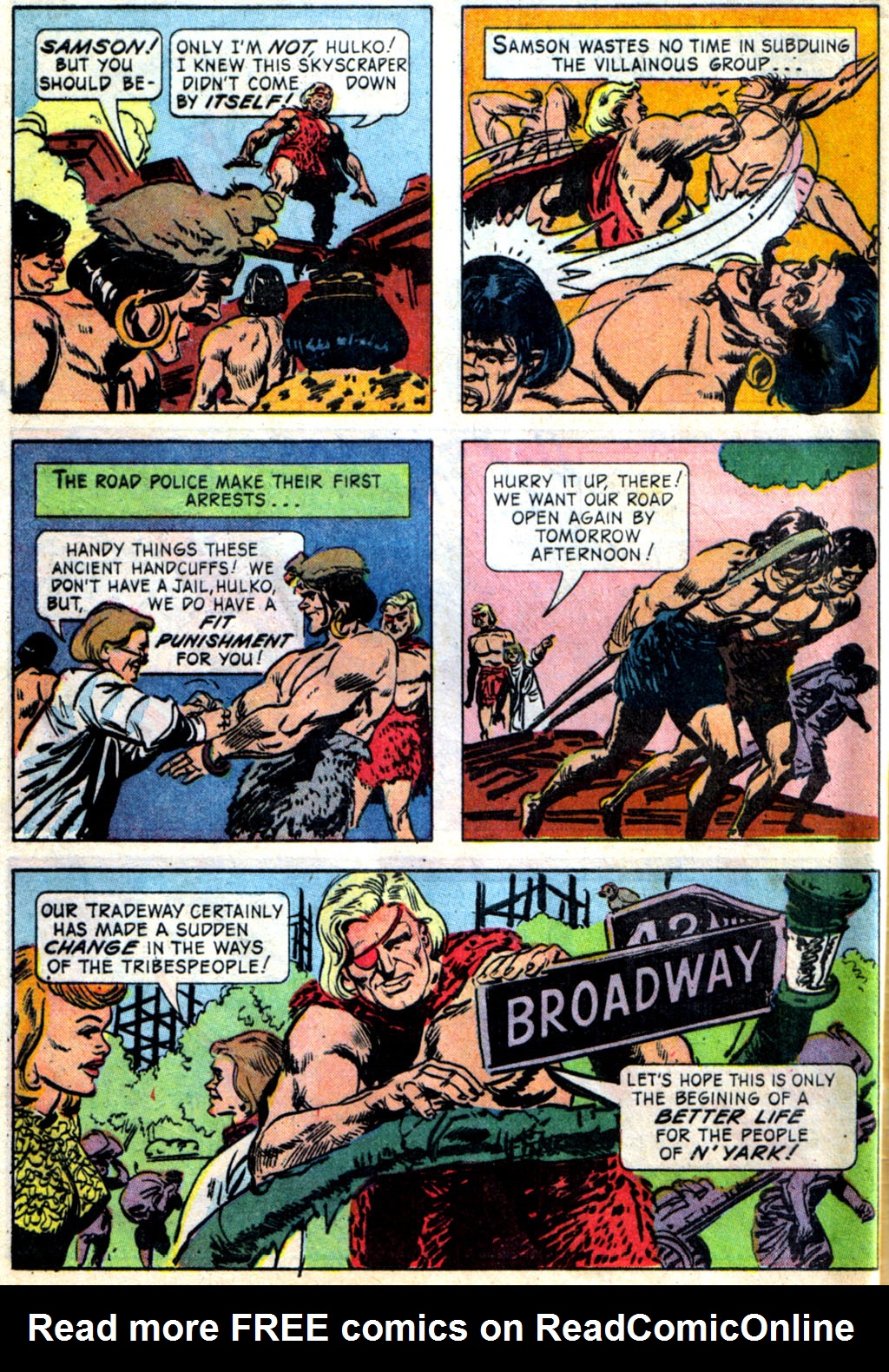 Read online Mighty Samson (1964) comic -  Issue #11 - 32