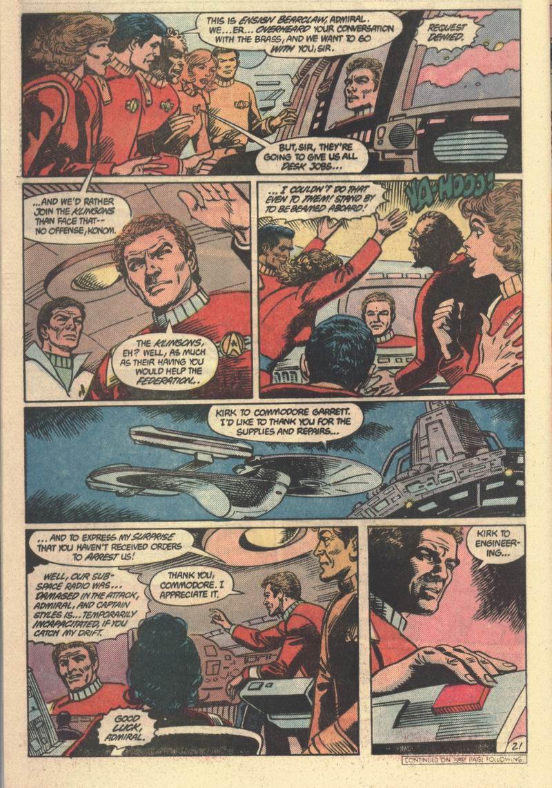 Read online Star Trek (1984) comic -  Issue #12 - 21