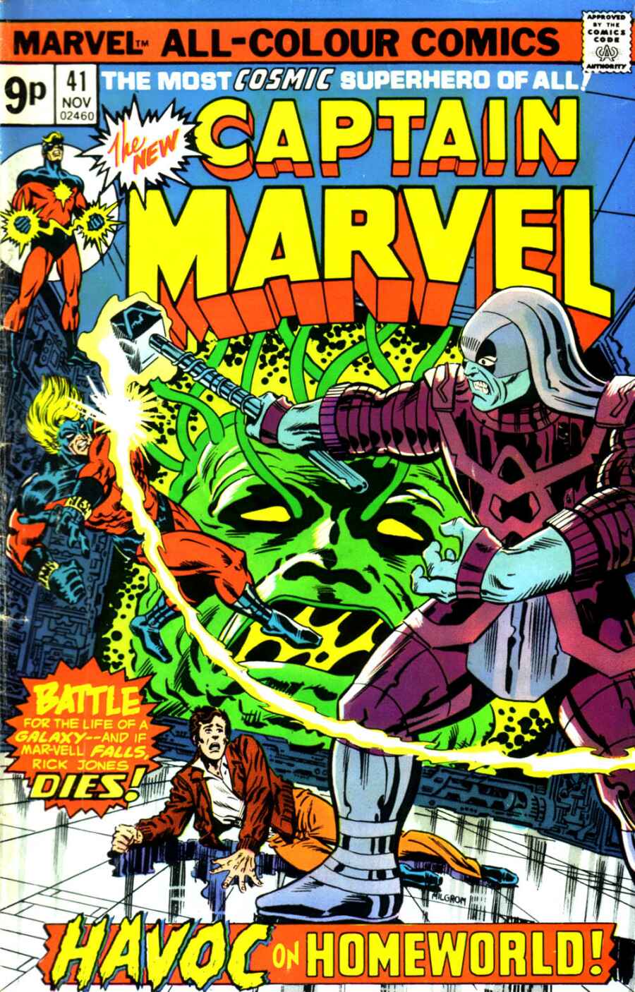 Read online Captain Marvel (1968) comic -  Issue #41 - 1
