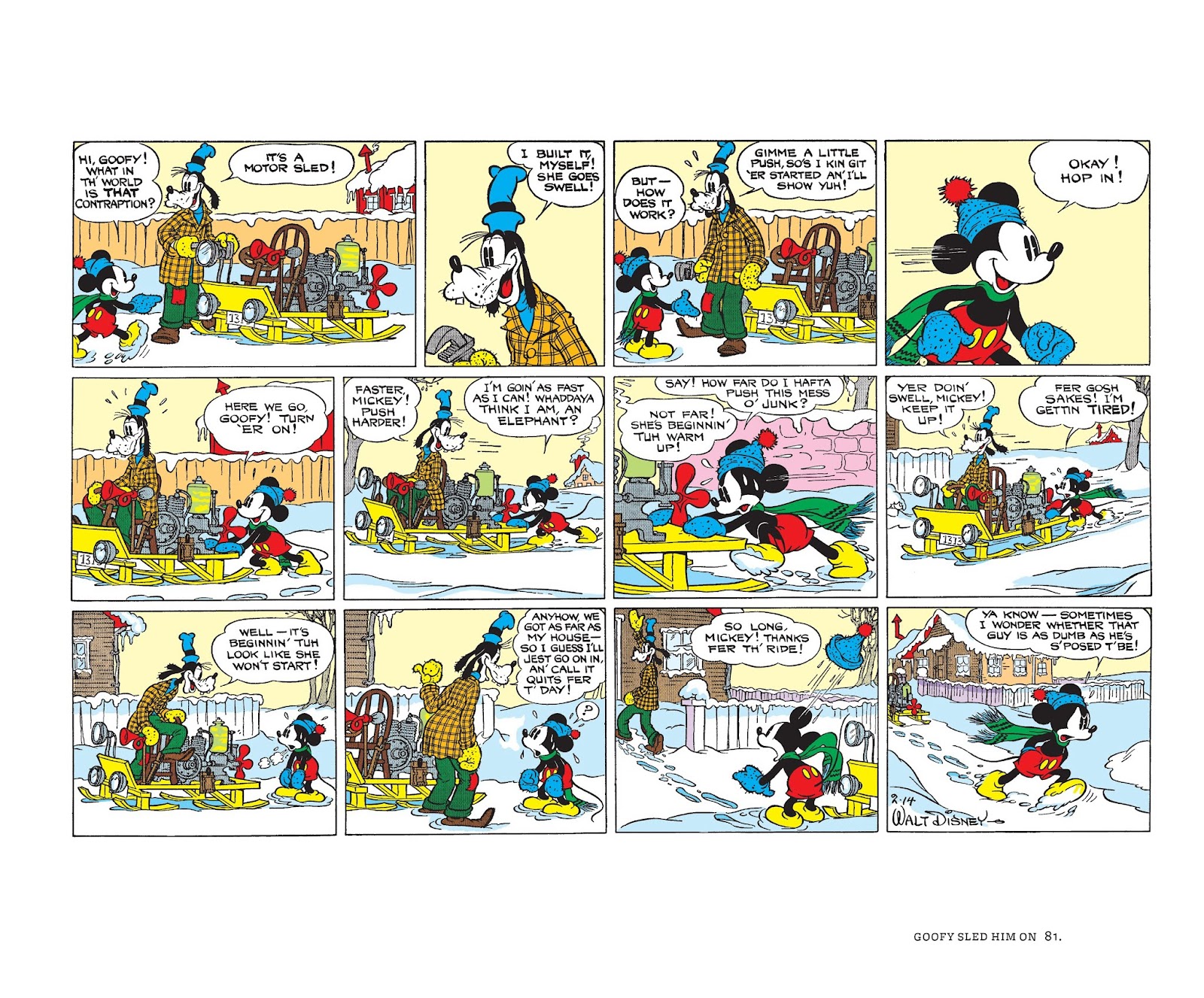 Walt Disney's Mickey Mouse Color Sundays issue TPB 2 (Part 1) - Page 81