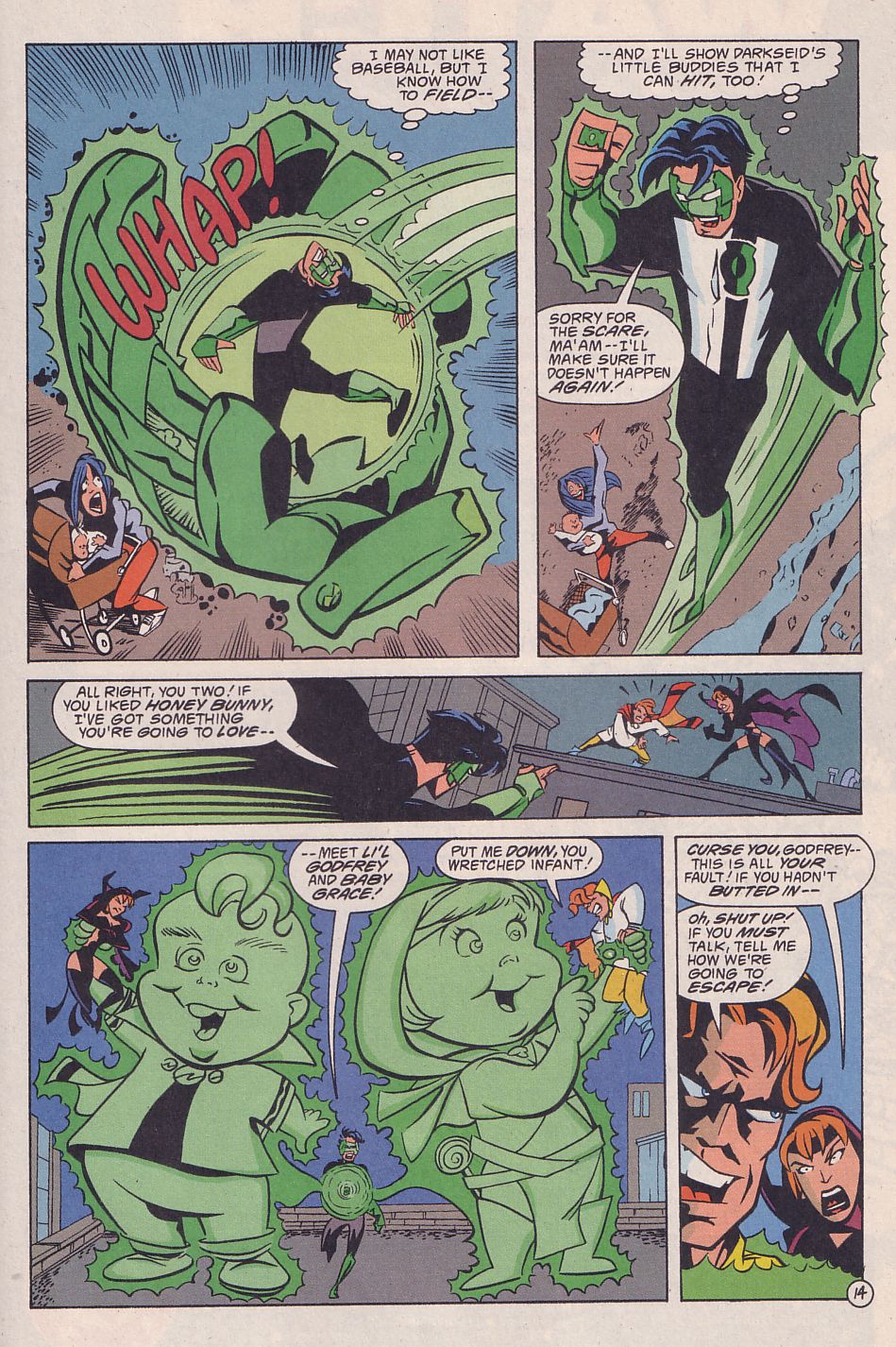 Read online Adventures in the DC Universe comic -  Issue #4 - 14