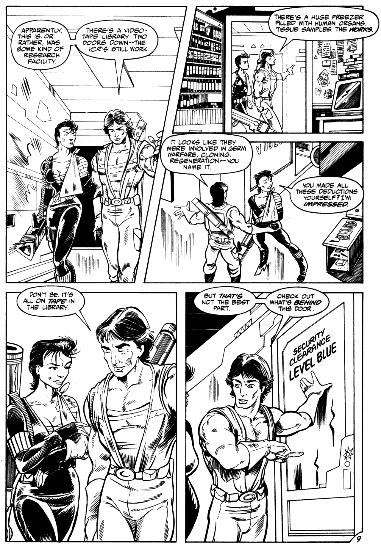 Read online Solo Ex-Mutants comic -  Issue #6 - 11
