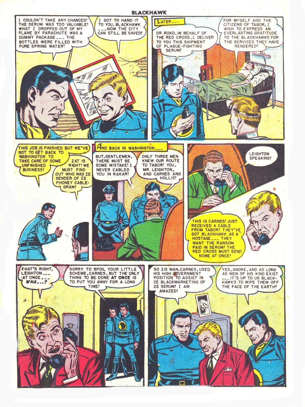 Read online Blackhawk (1957) comic -  Issue #38 - 34