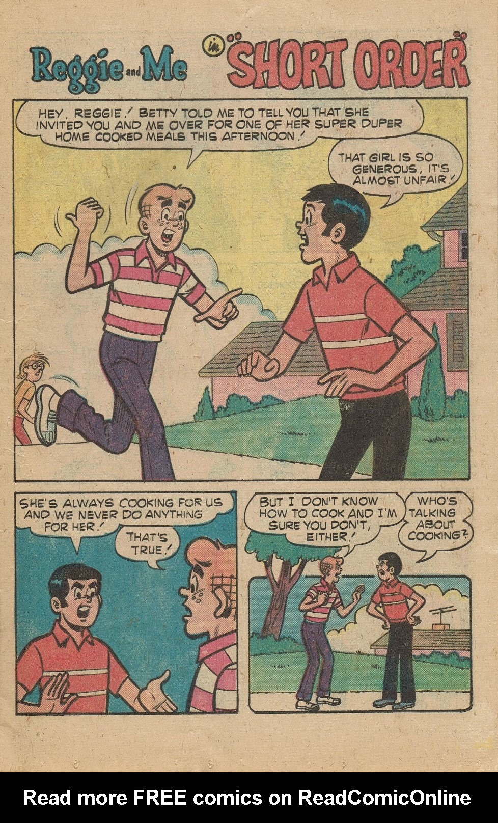 Read online Reggie and Me (1966) comic -  Issue #101 - 13