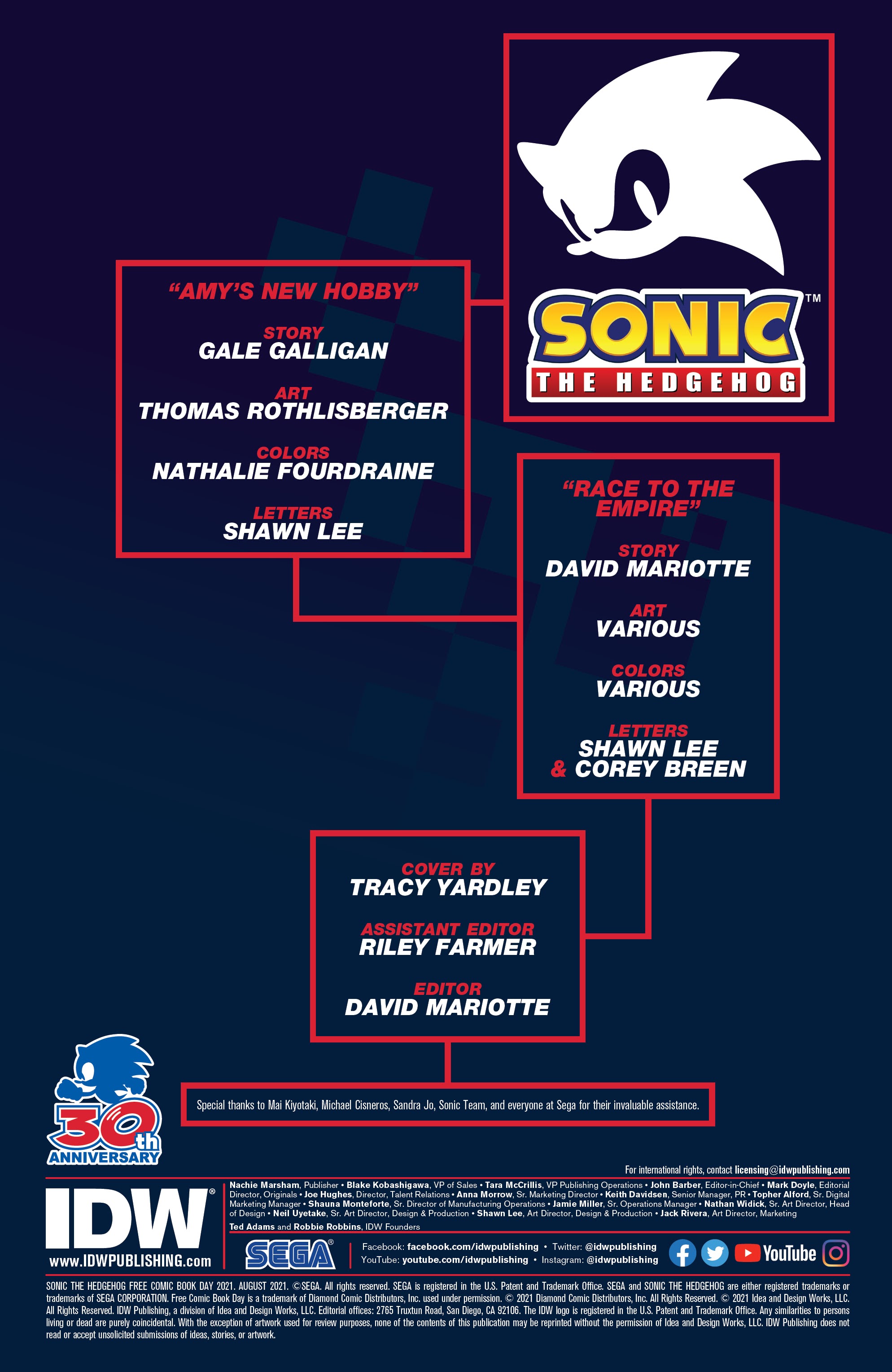 Read online Free Comic Book Day 2021 comic -  Issue # Sonic the Hedgehog 30th Anniversary Special - 2