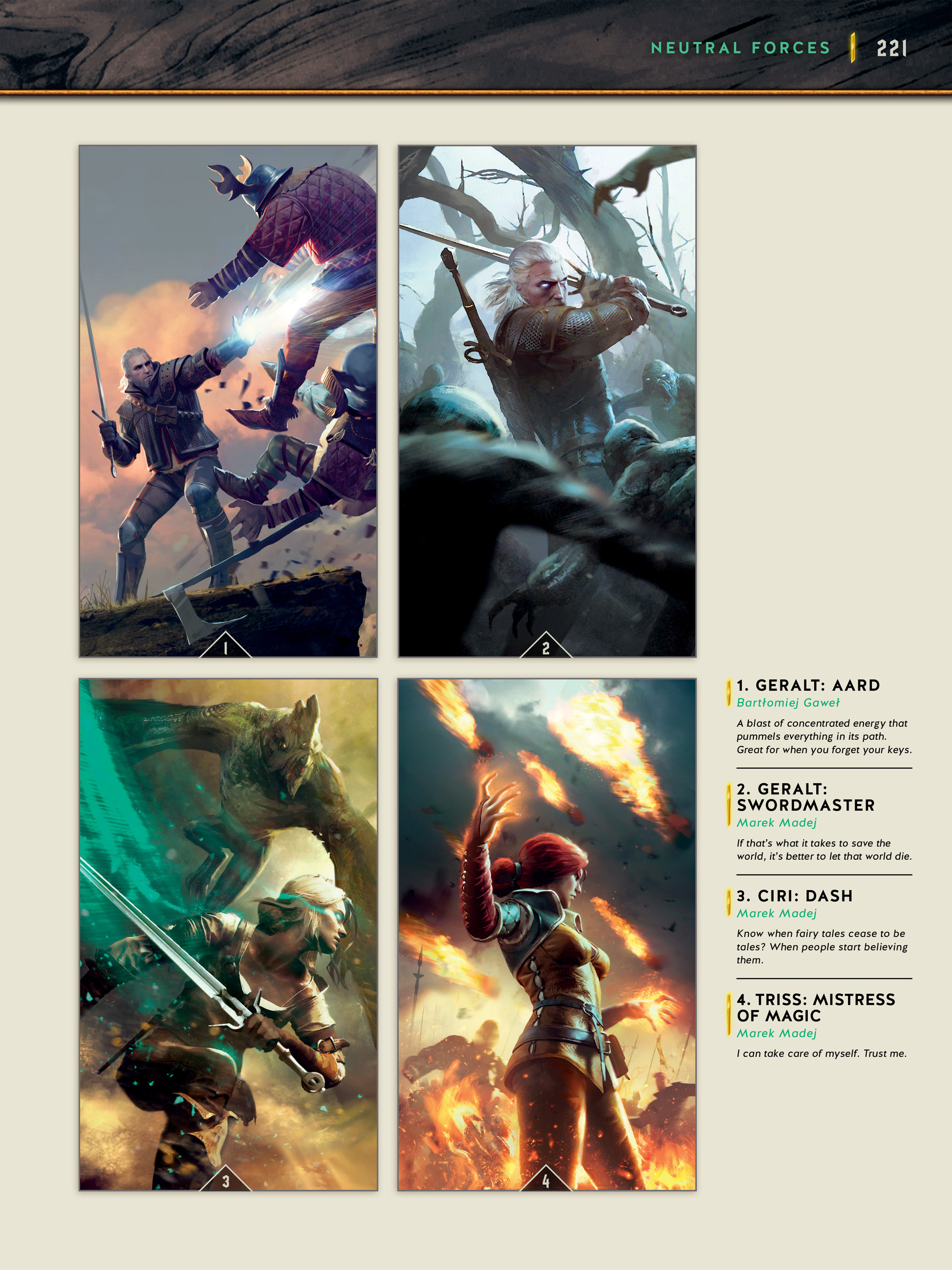 Read online Gwent: Art of the Witcher Card Game comic -  Issue # TPB (Part 3) - 5