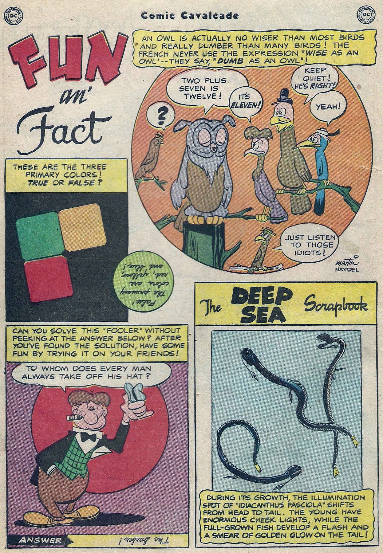 Read online Comic Cavalcade comic -  Issue #37 - 12