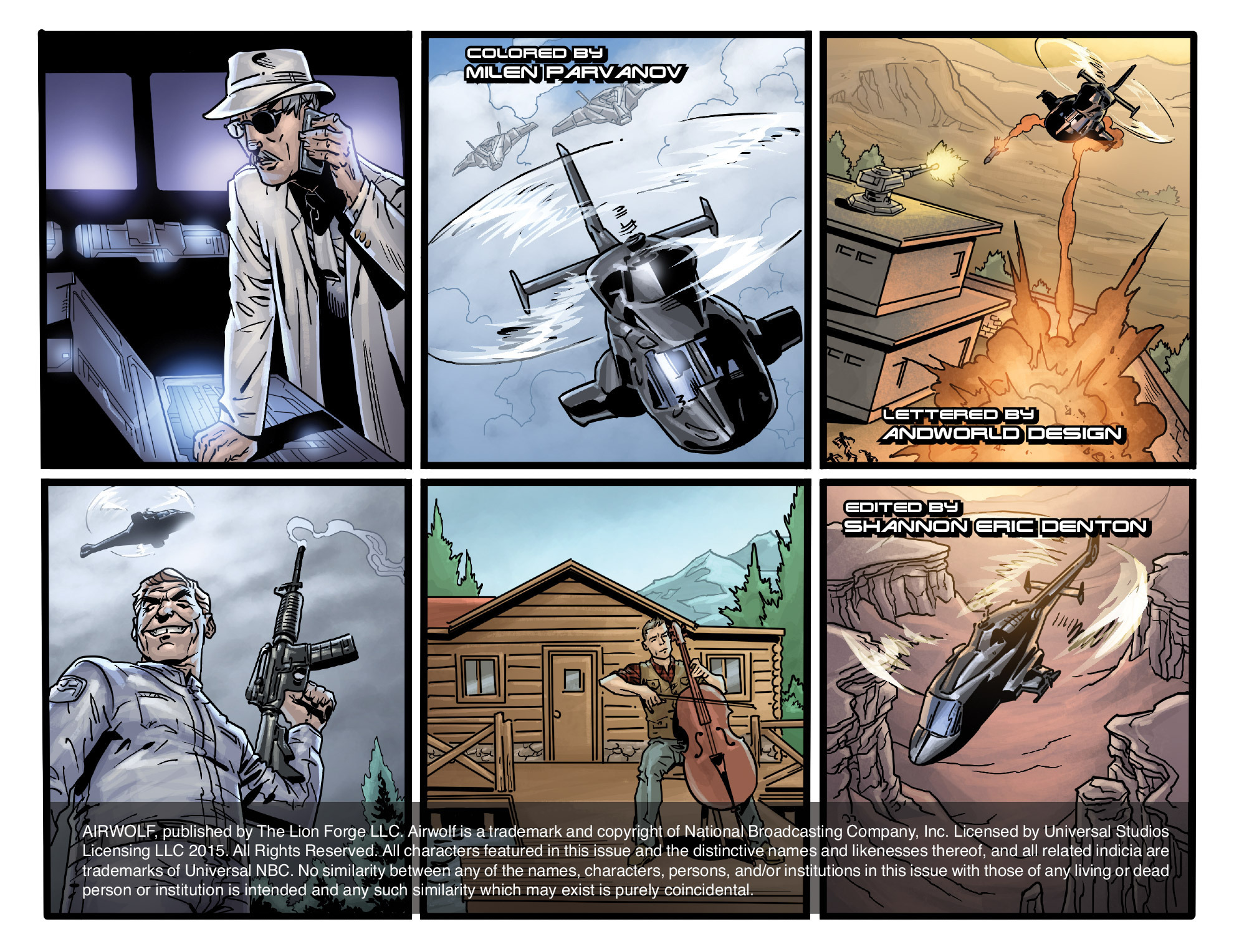 Read online Airwolf Airstrikes comic -  Issue #7 - 4