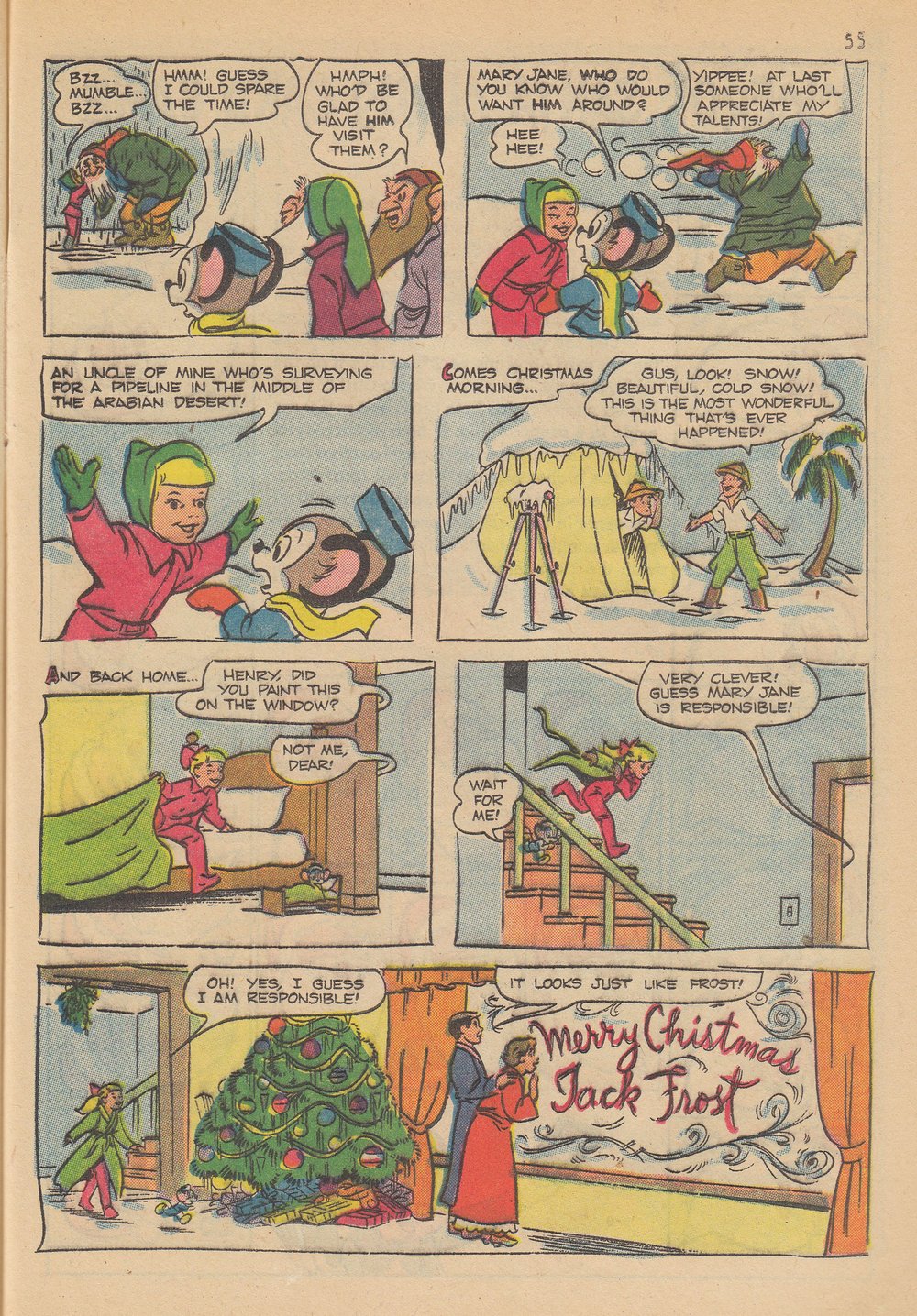 Read online Bugs Bunny's Christmas Funnies comic -  Issue # TPB 6 - 57