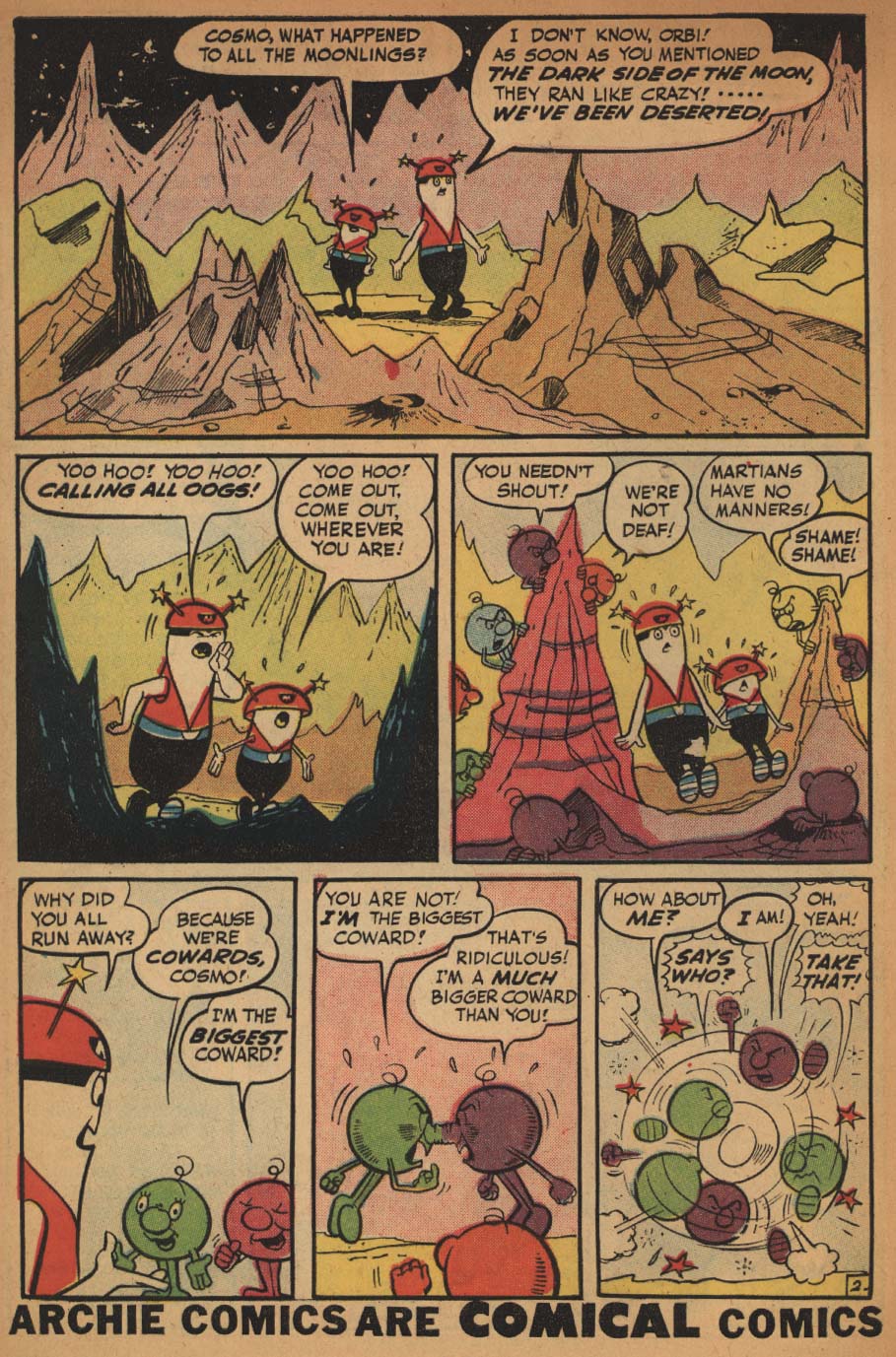 Read online Cosmo the Merry Martian comic -  Issue #2 - 4