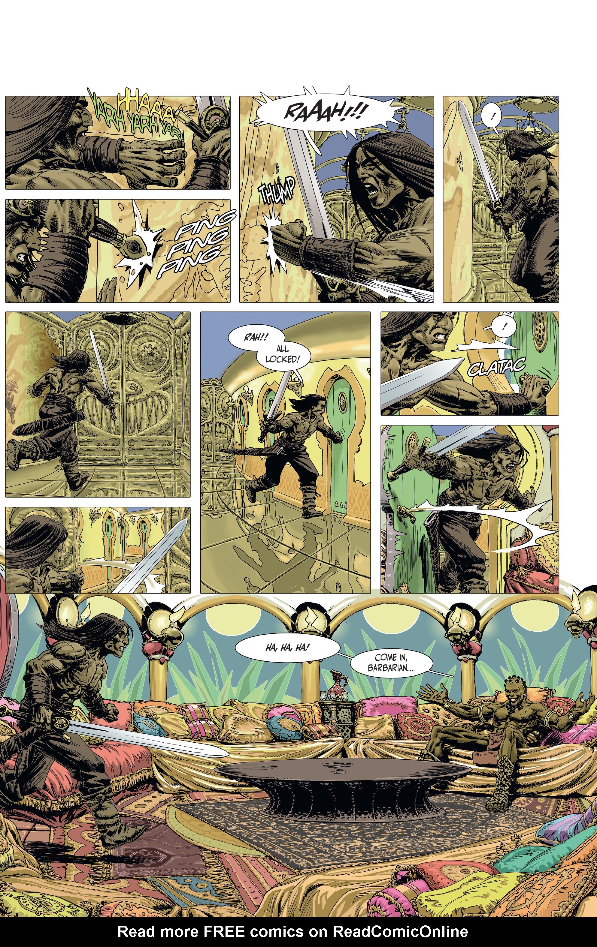 Read online The Cimmerian: The Man-Eaters Of Zamboula comic -  Issue #2 - 9