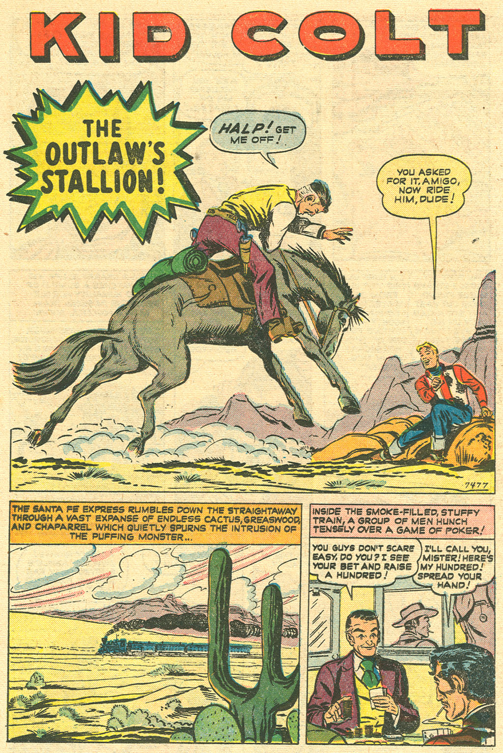 Read online Kid Colt Outlaw comic -  Issue #10 - 25