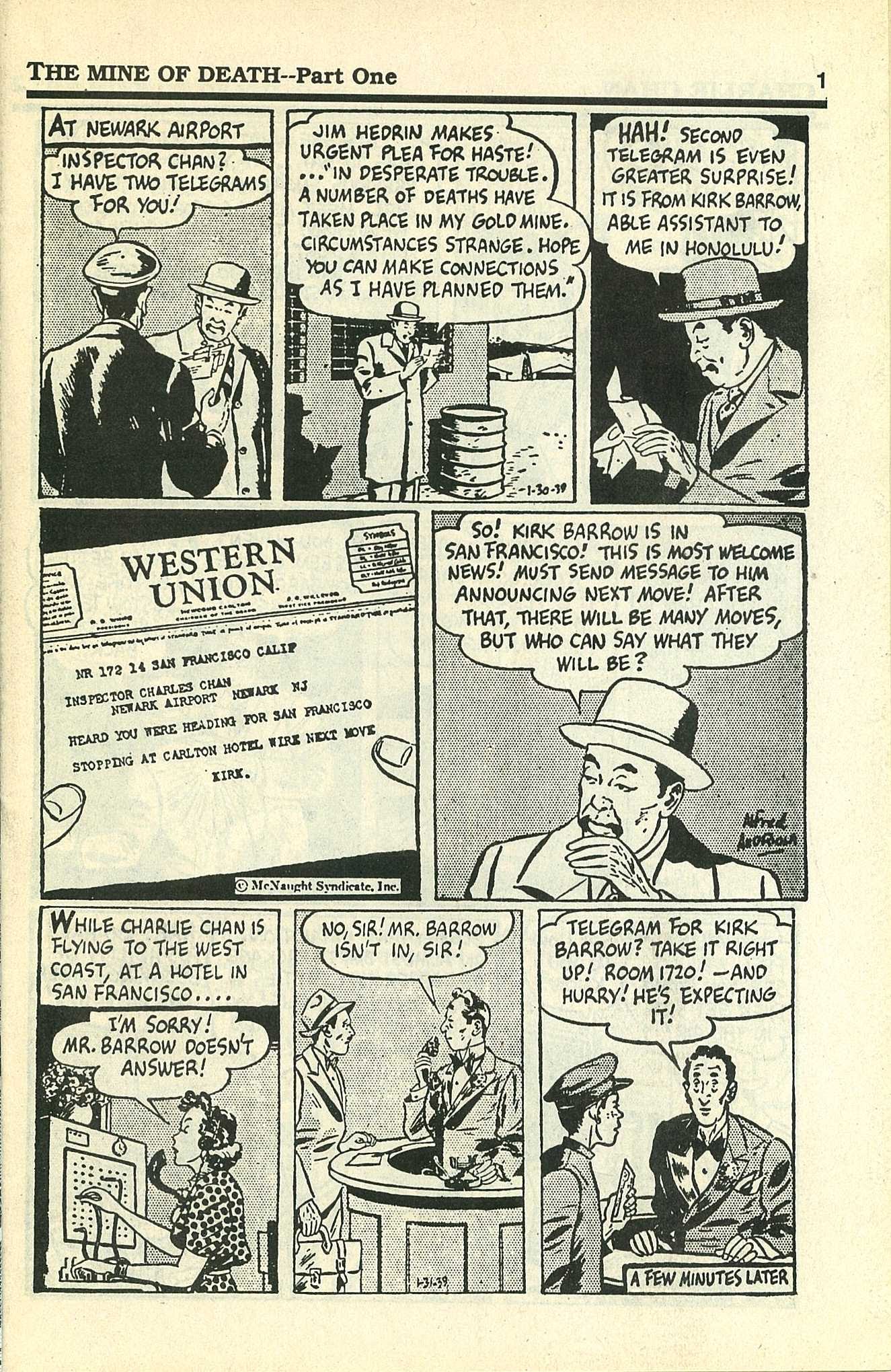Read online Charlie Chan comic -  Issue #1 - 3