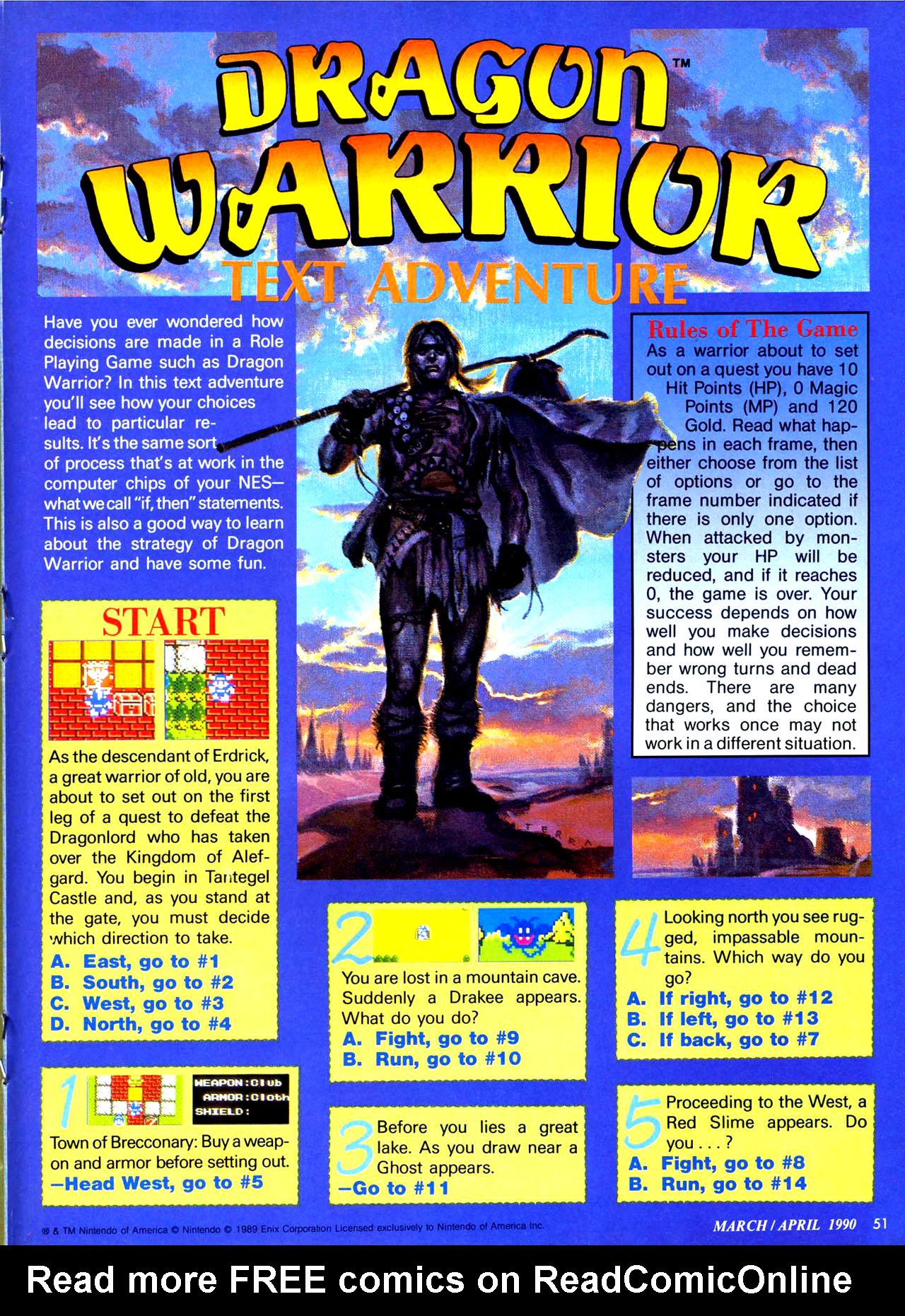 Read online Nintendo Power comic -  Issue #11 - 54