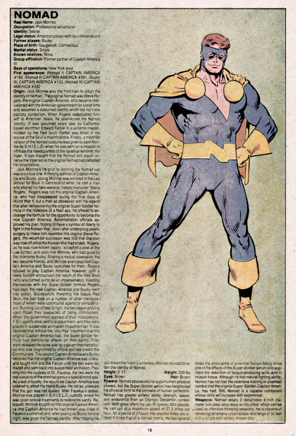 Read online The Official Handbook of the Marvel Universe comic -  Issue #8 - 11
