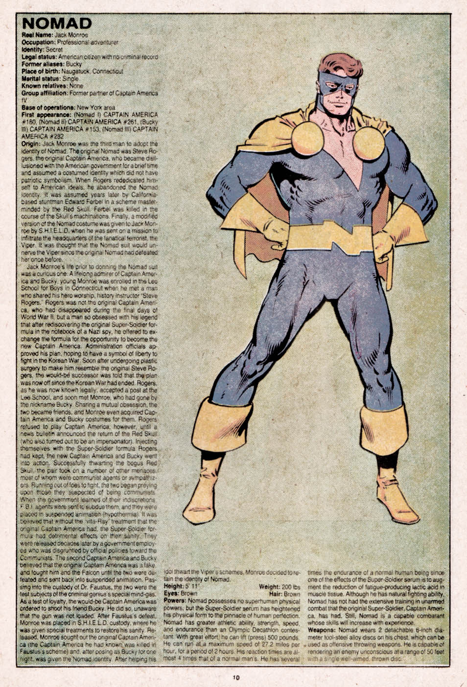 The Official Handbook of the Marvel Universe issue 8 - Page 11