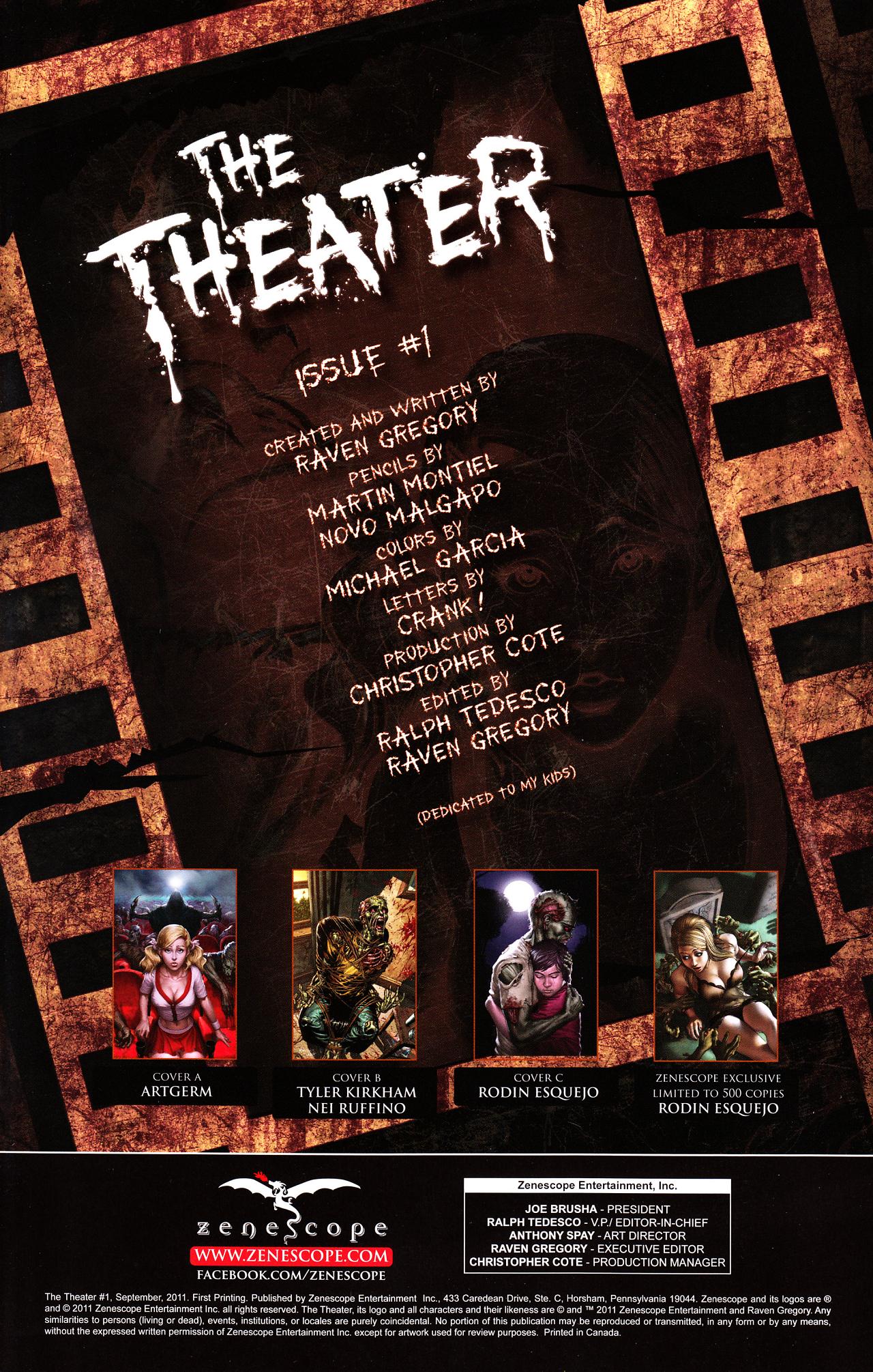 Read online The Theater comic -  Issue #1 - 4
