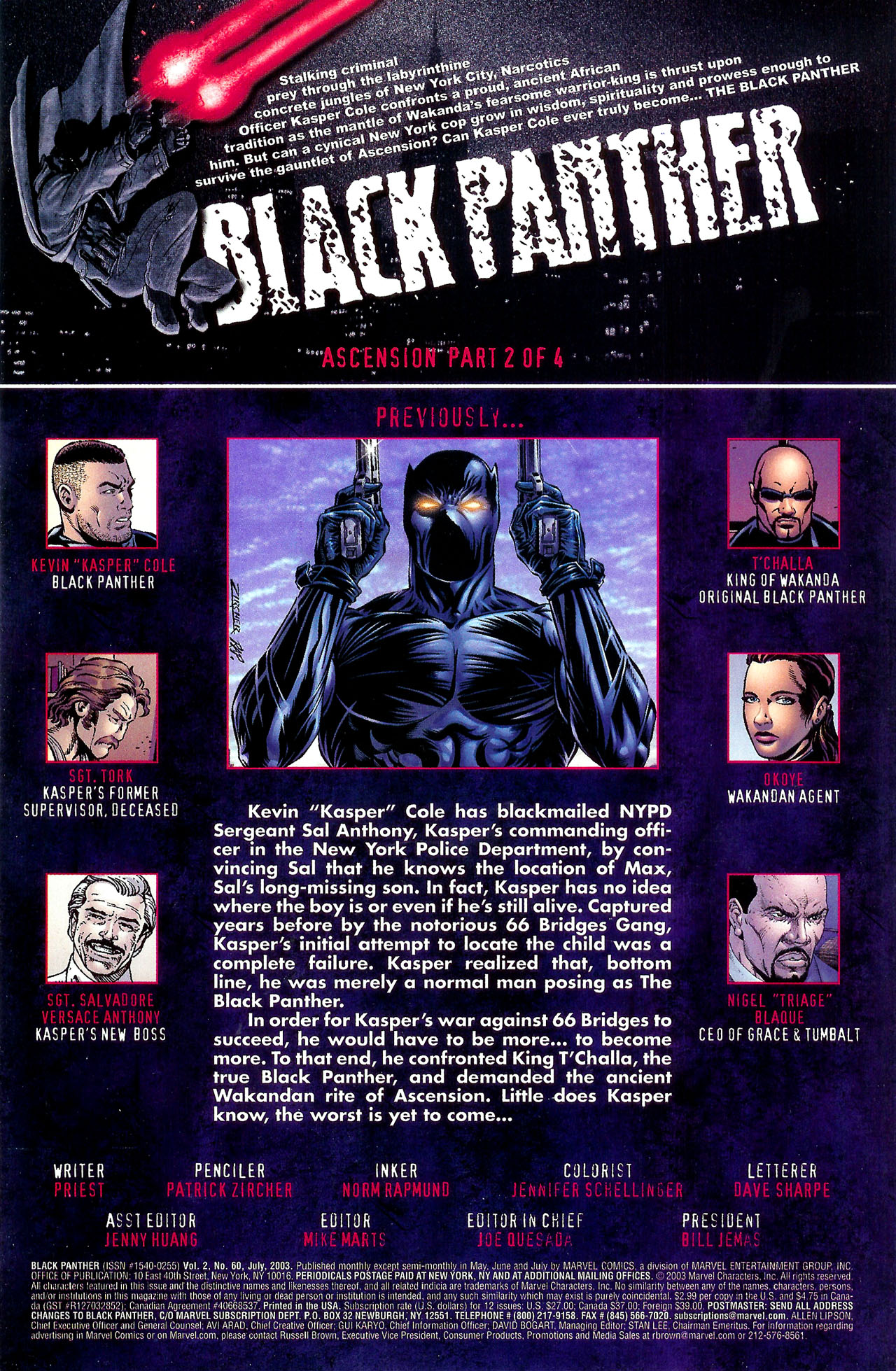 Read online Black Panther (1998) comic -  Issue #60 - 2