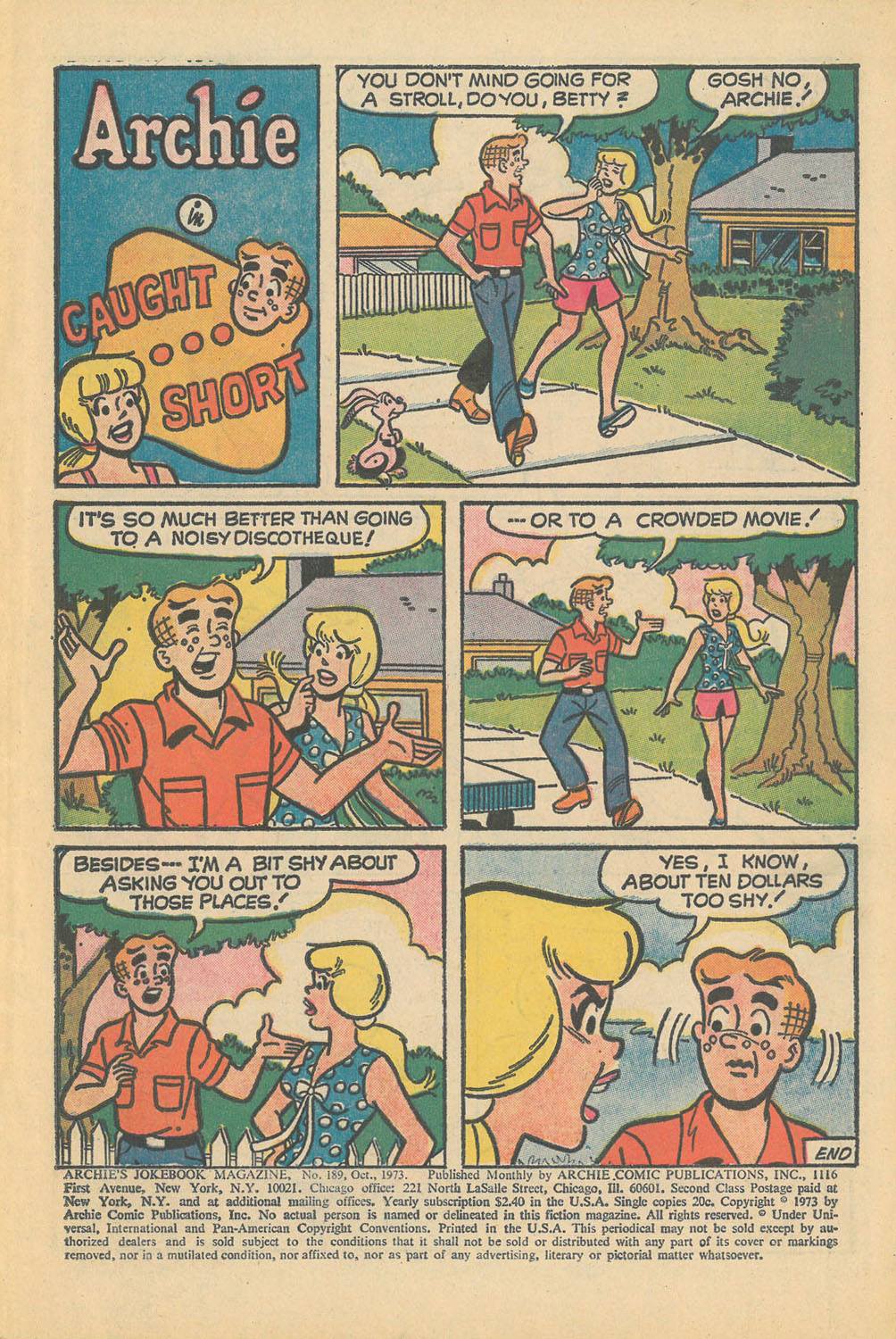 Read online Archie's Joke Book Magazine comic -  Issue #189 - 3