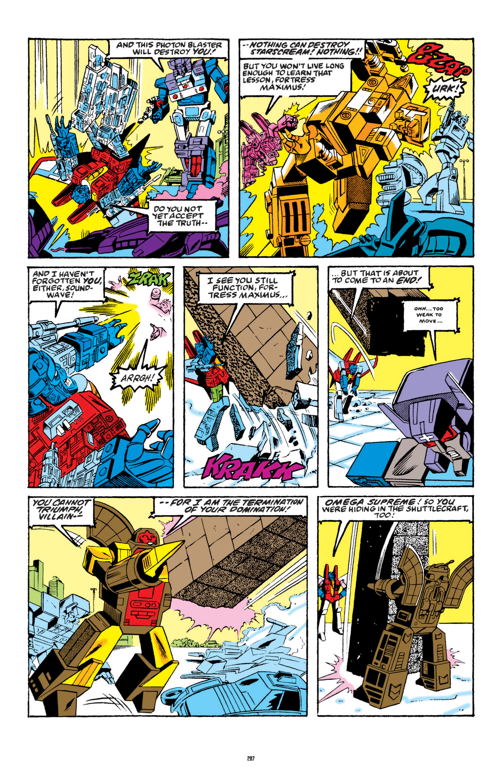 Read online The Transformers Classics comic -  Issue # TPB 4 - 288