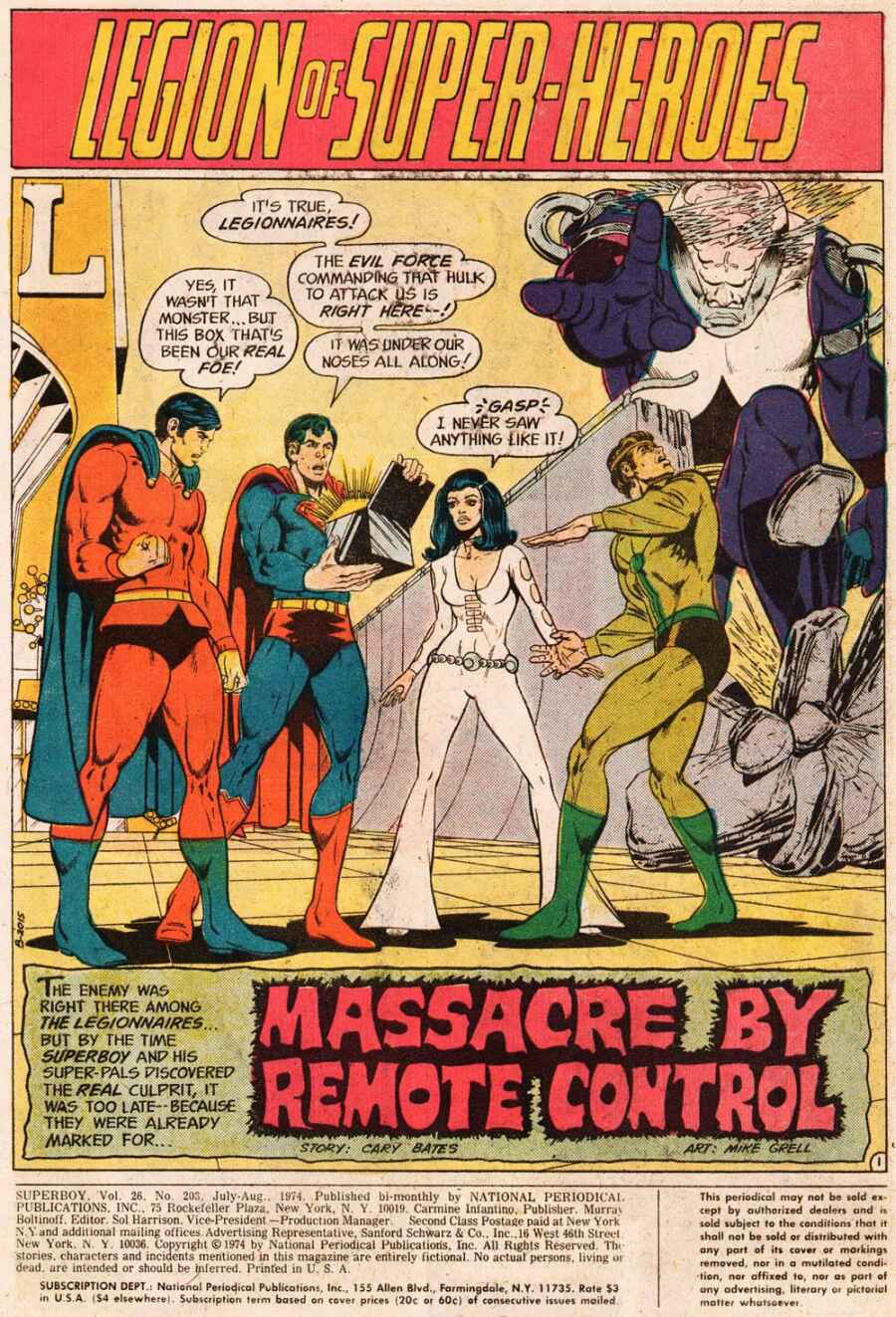 Read online Superboy (1949) comic -  Issue #203 - 2