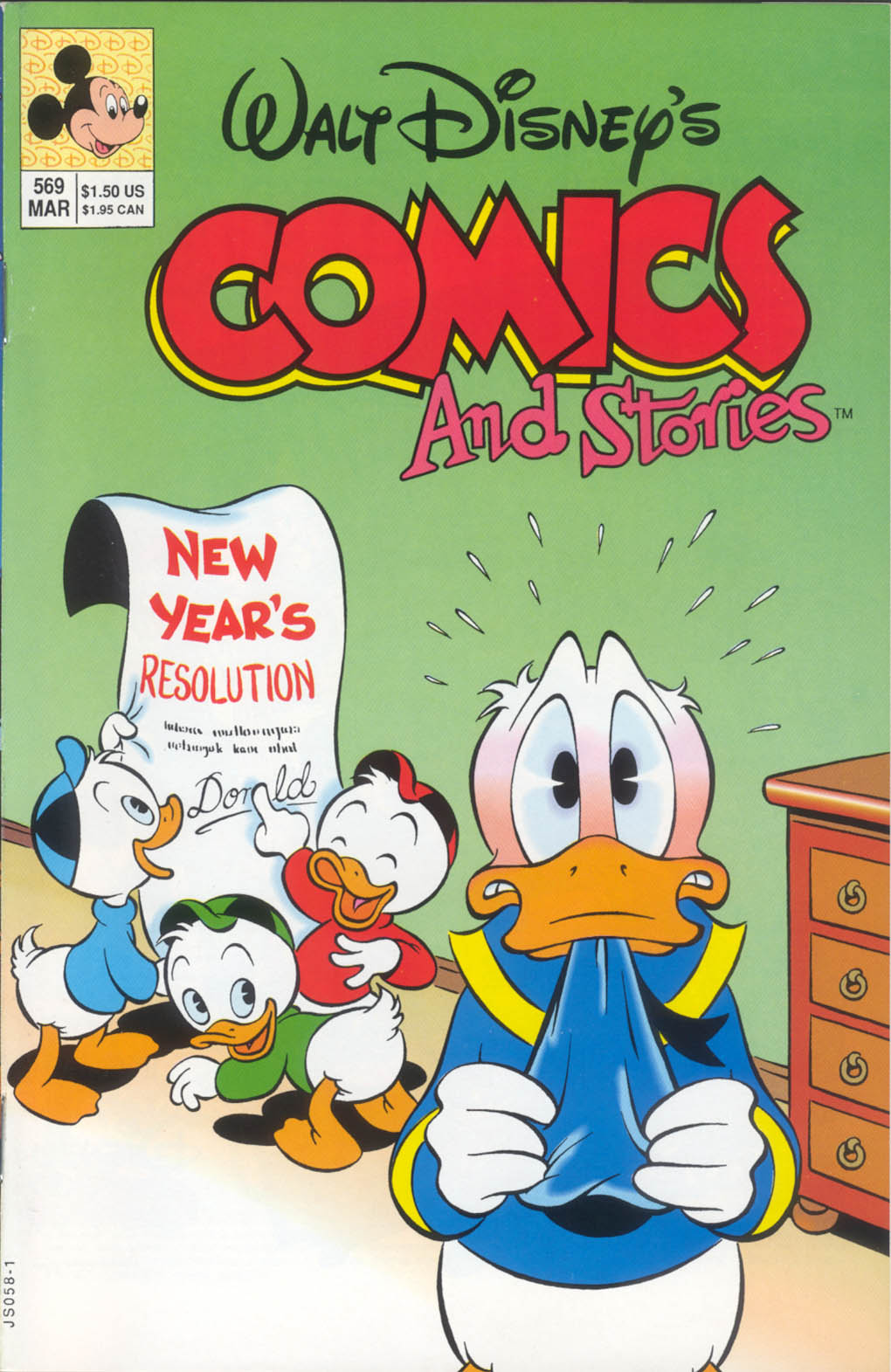 Read online Walt Disney's Comics and Stories comic -  Issue #569 - 1