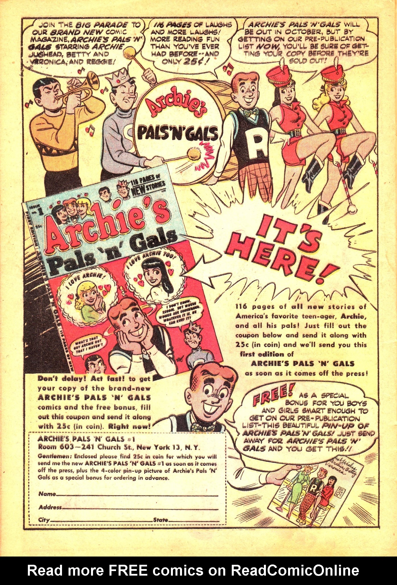Read online Archie's Pal Jughead comic -  Issue #14 - 30