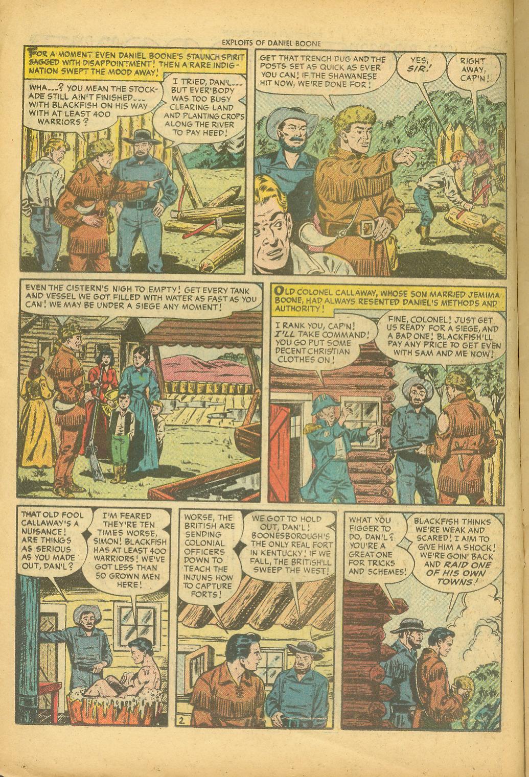 Read online Exploits of Daniel Boone comic -  Issue #1 - 14