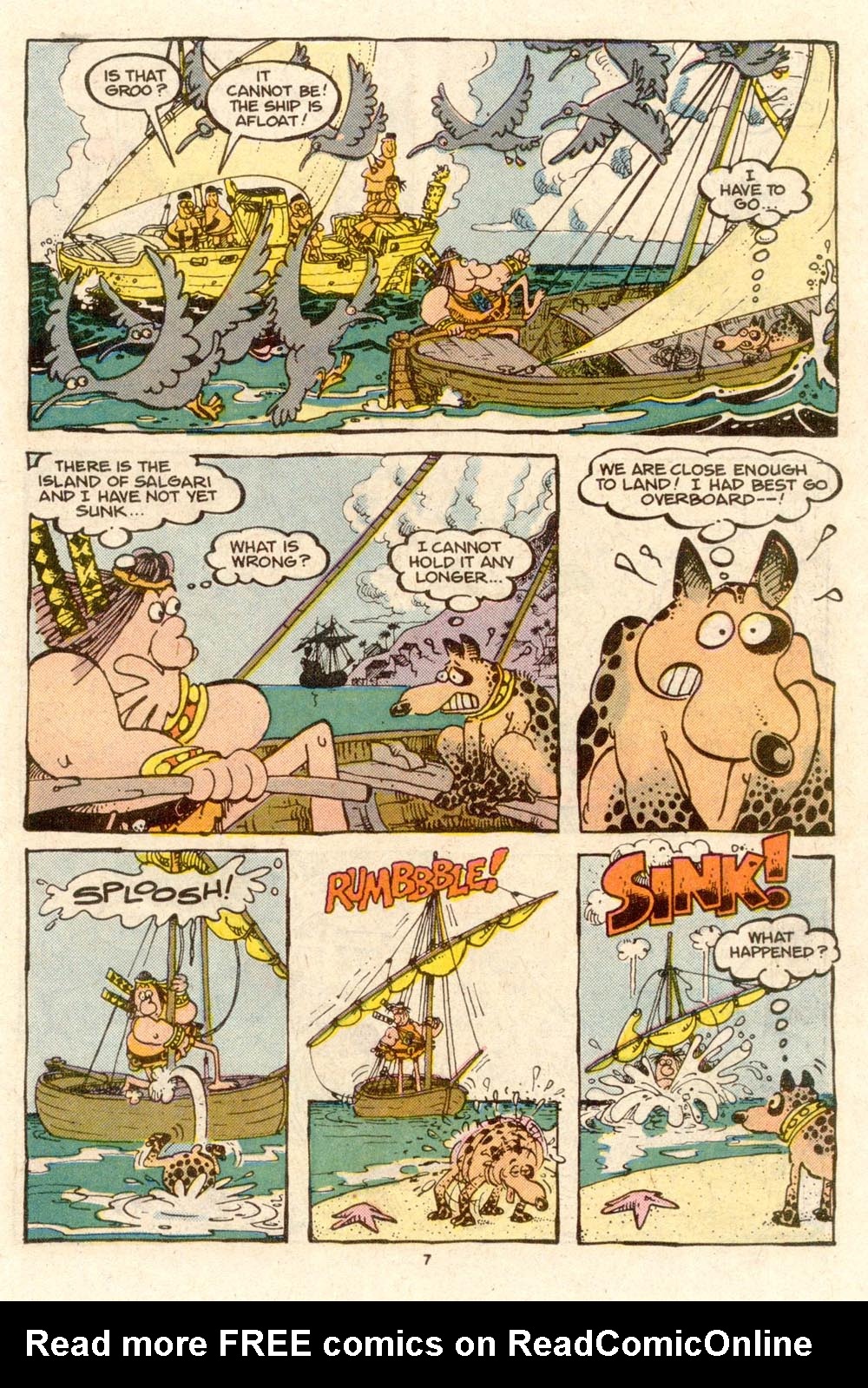 Read online Sergio Aragonés Groo the Wanderer comic -  Issue #33 - 7