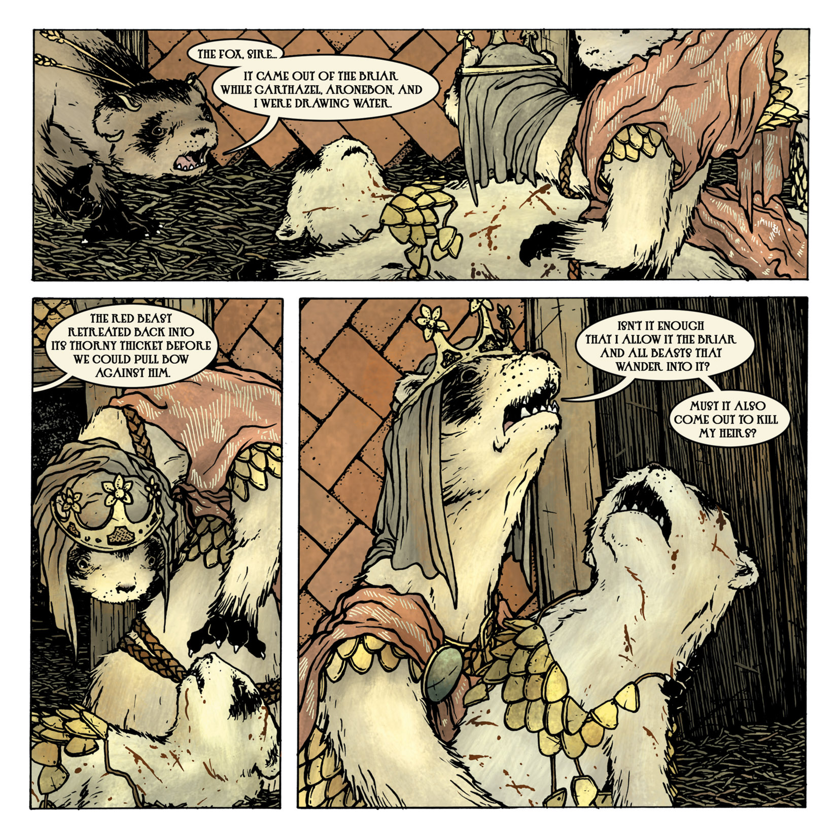 Read online Mouse Guard: The Black Axe comic -  Issue #3 - 19