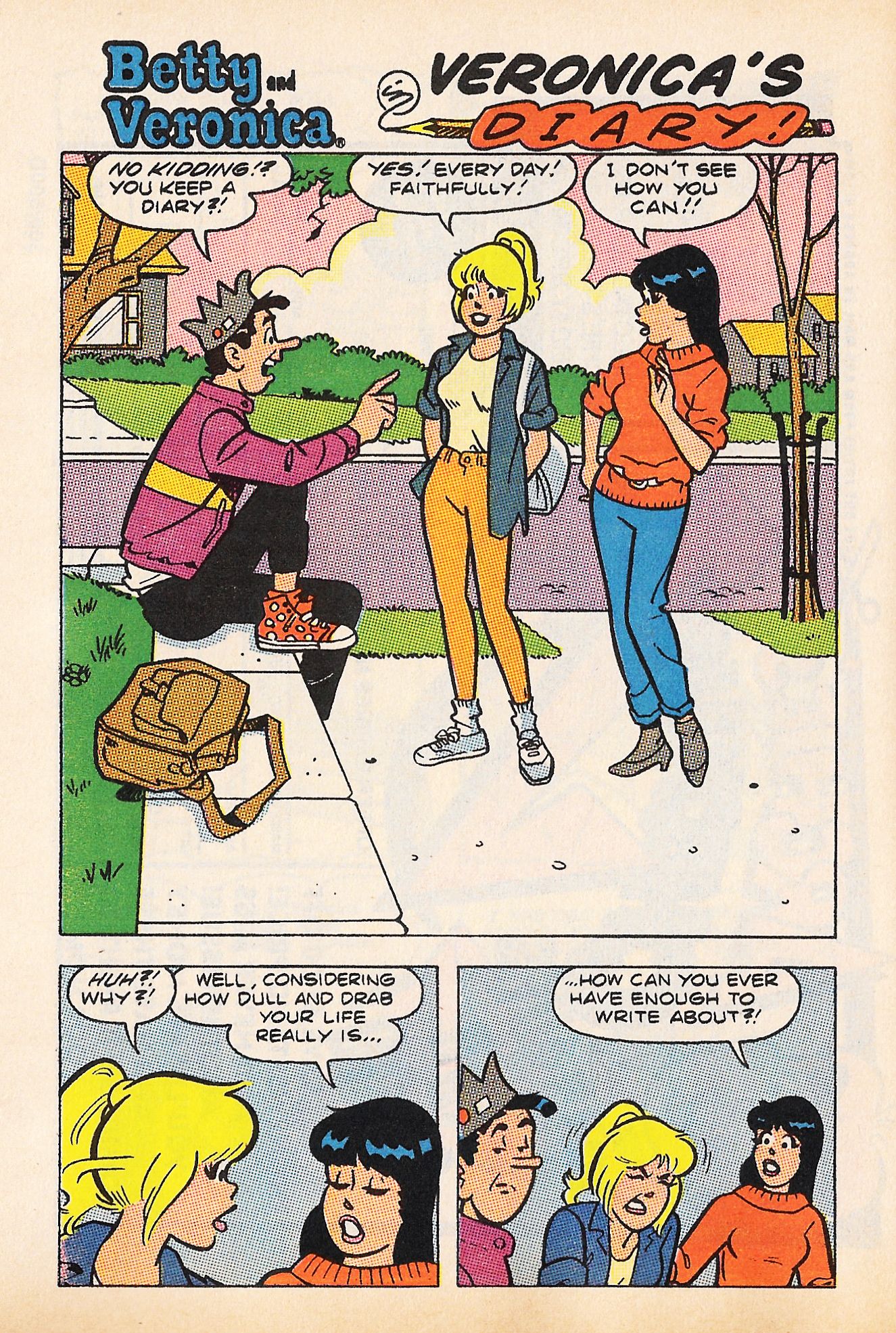 Read online Betty and Veronica Digest Magazine comic -  Issue #52 - 122