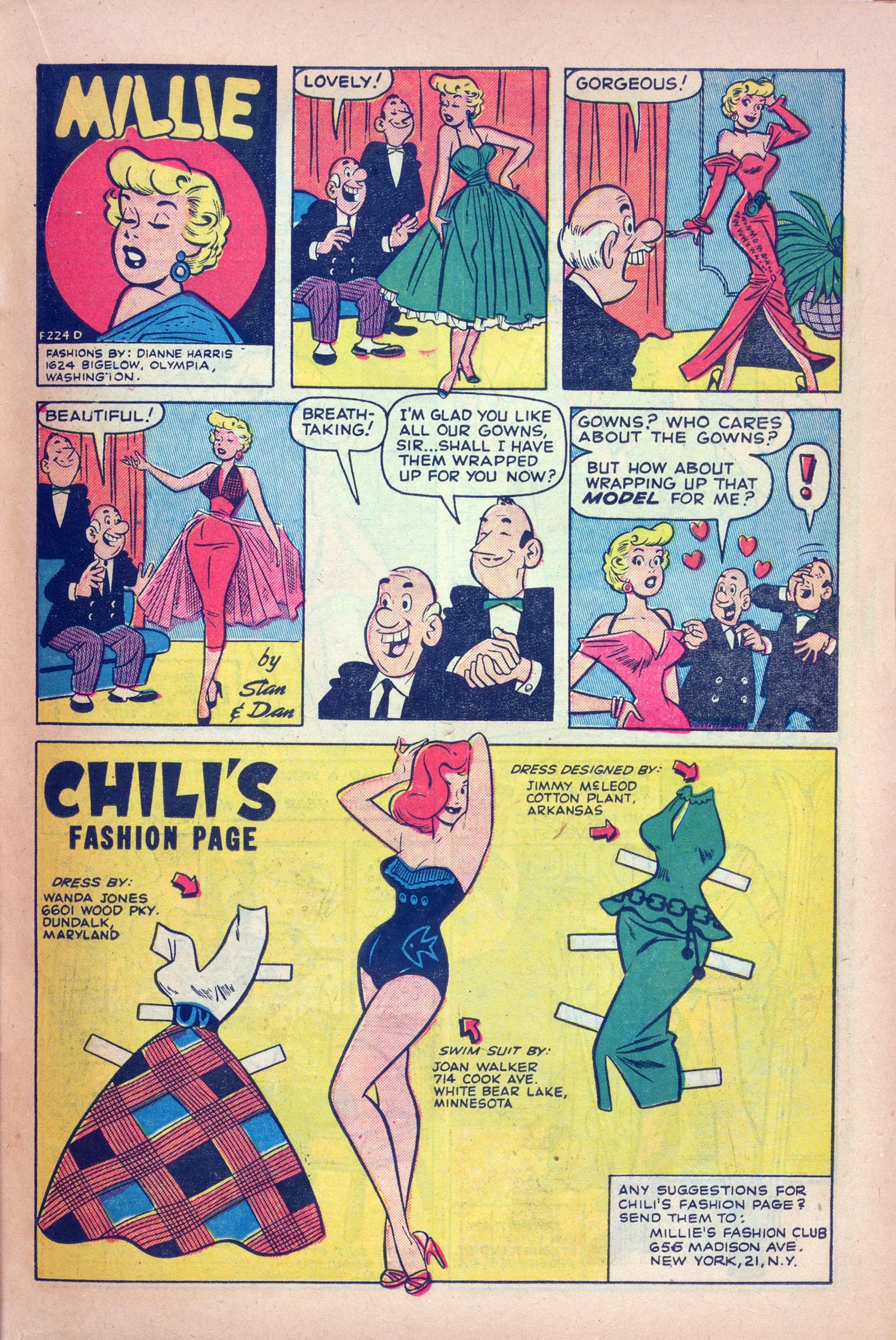 Read online Millie the Model comic -  Issue #58 - 23