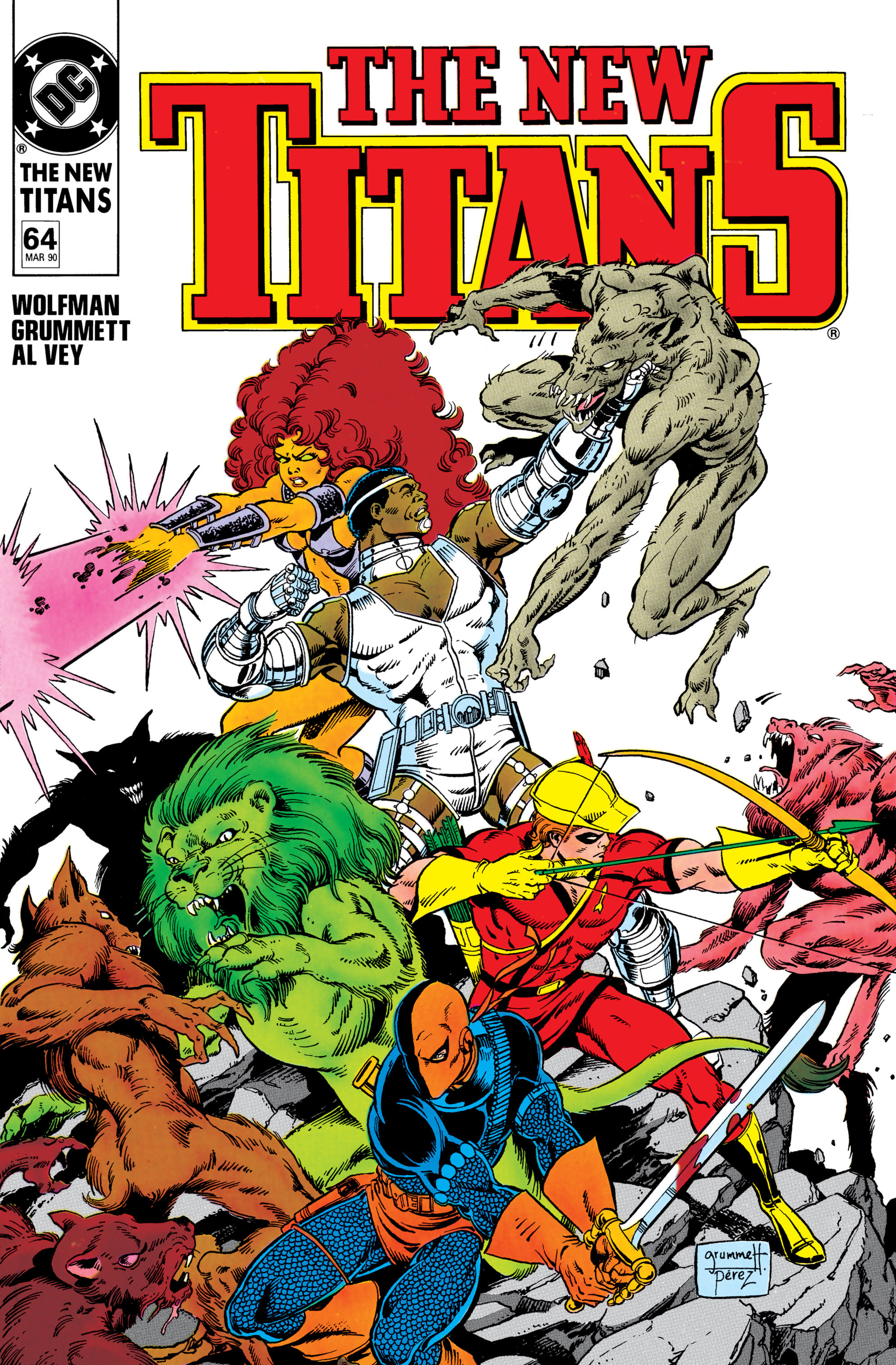 Read online The New Titans (1988) comic -  Issue #64 - 1