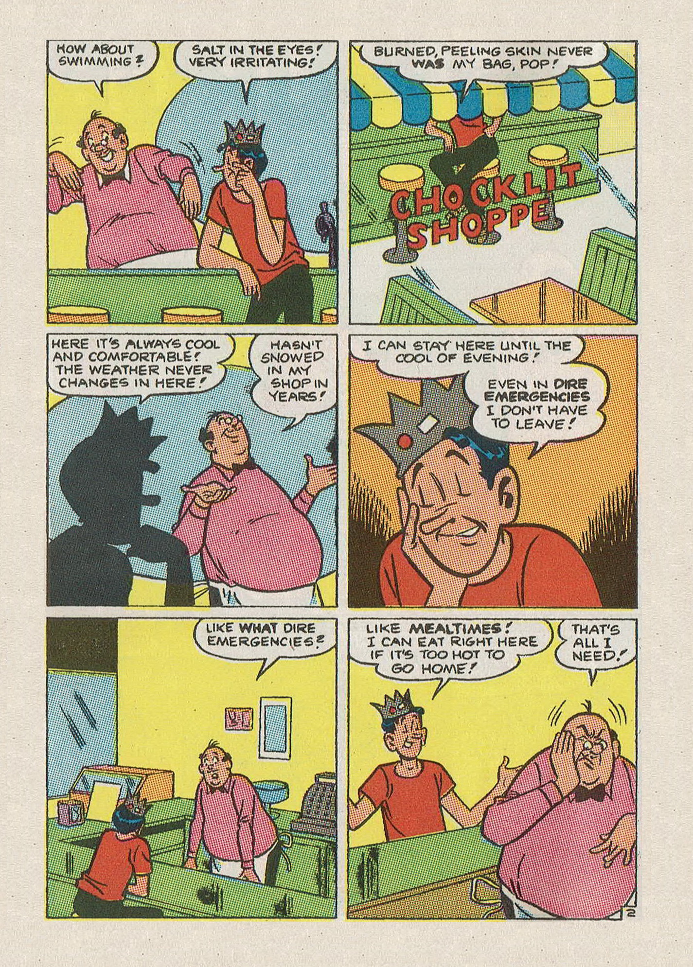 Read online Jughead Jones Comics Digest comic -  Issue #70 - 126