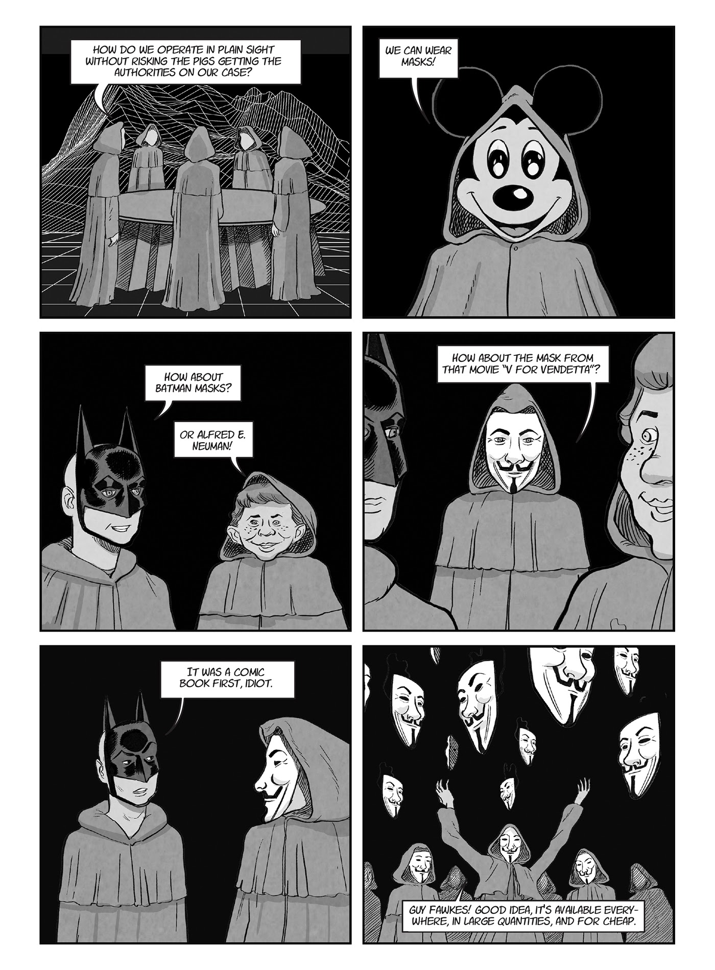 Read online A for Anonymous: How a Mysterious Hacker Collective Transformed the World comic -  Issue # TPB - 39