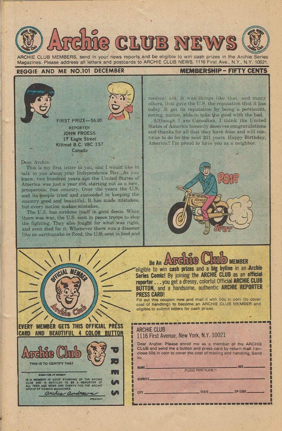 Read online Reggie and Me (1966) comic -  Issue #101 - 26