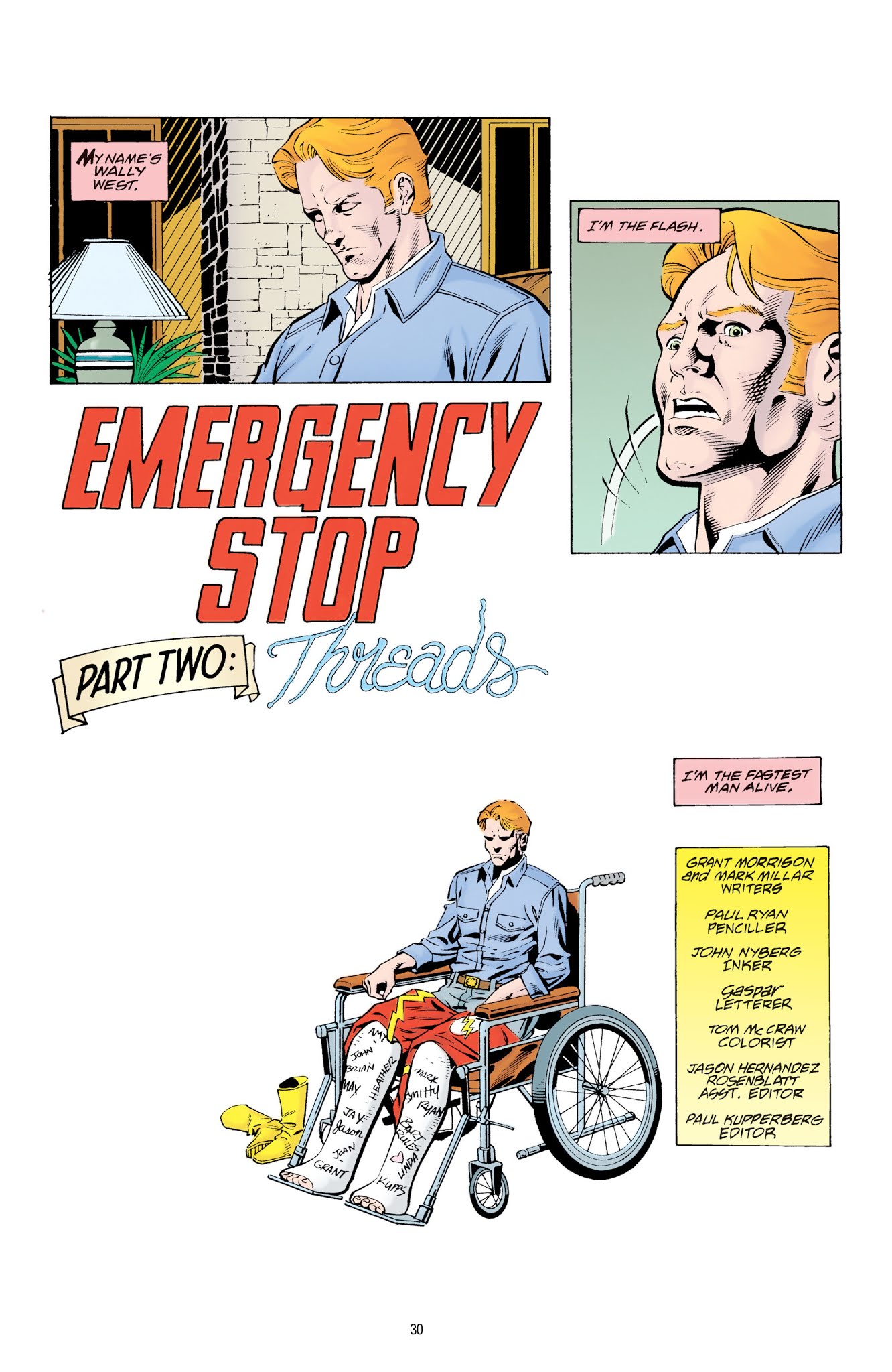 Read online The Flash by Grant Morrison and Mark Millar comic -  Issue # TPB - 31