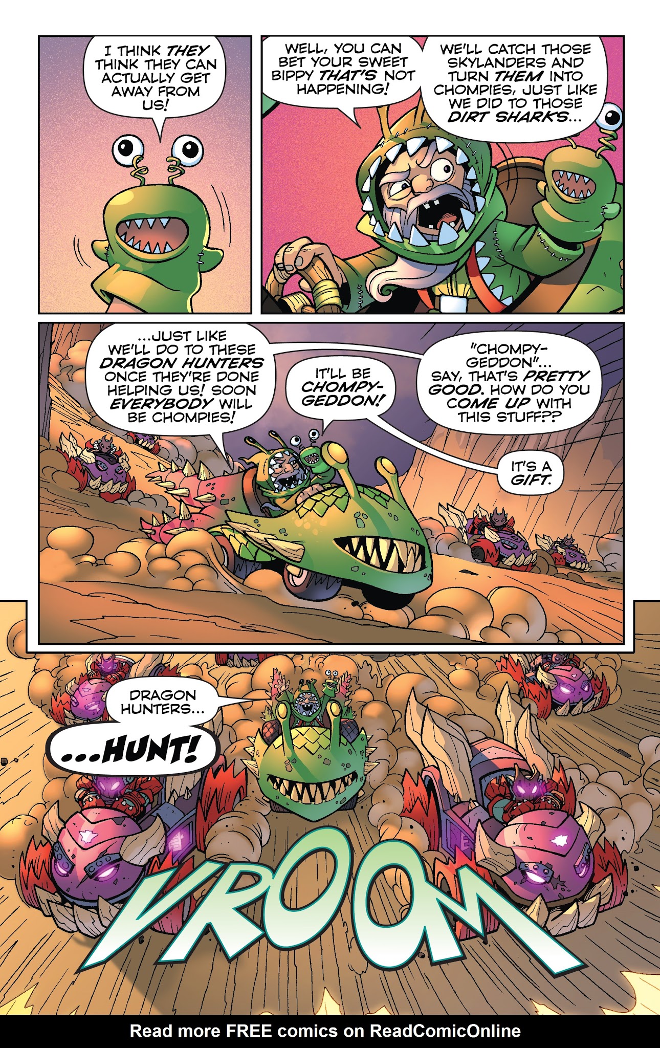 Read online Skylanders Quarterly-Spyro & Friends: Biting Back comic -  Issue # Full - 6