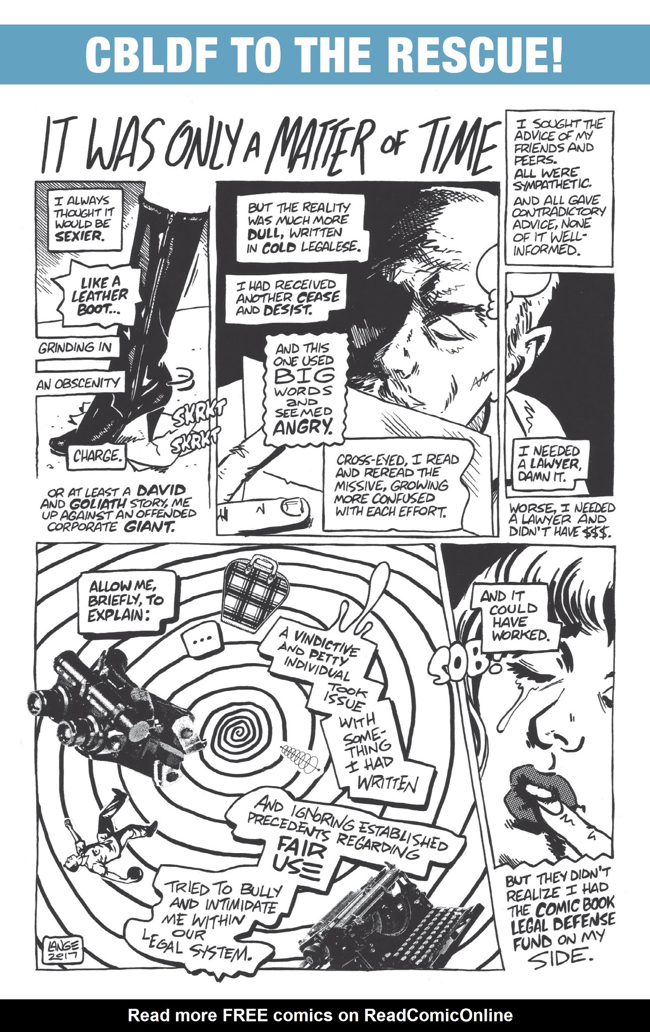Read online Comic Book Legal Defense Fund Summer Update 2018 comic -  Issue # Full - 4