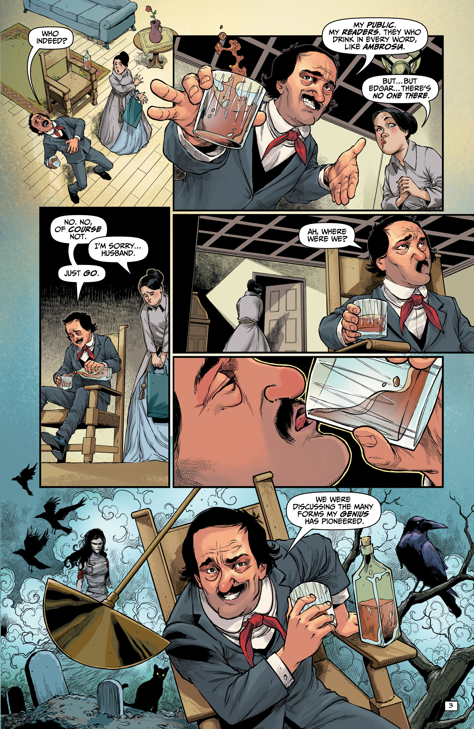 Read online Edgar Allan Poe's Snifter of Blood comic -  Issue #3 - 5
