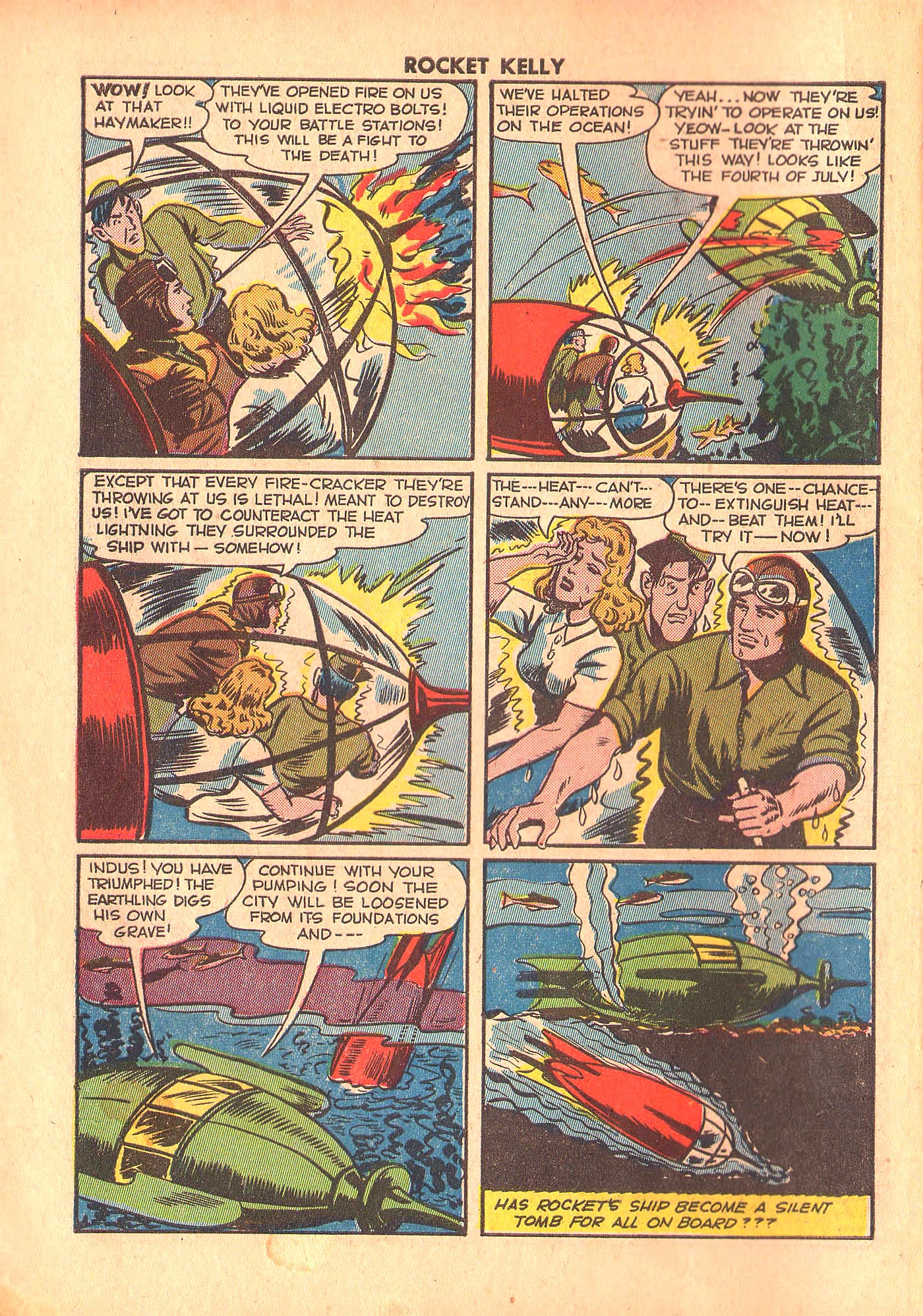 Read online Rocket Kelly (1945) comic -  Issue #1 - 6