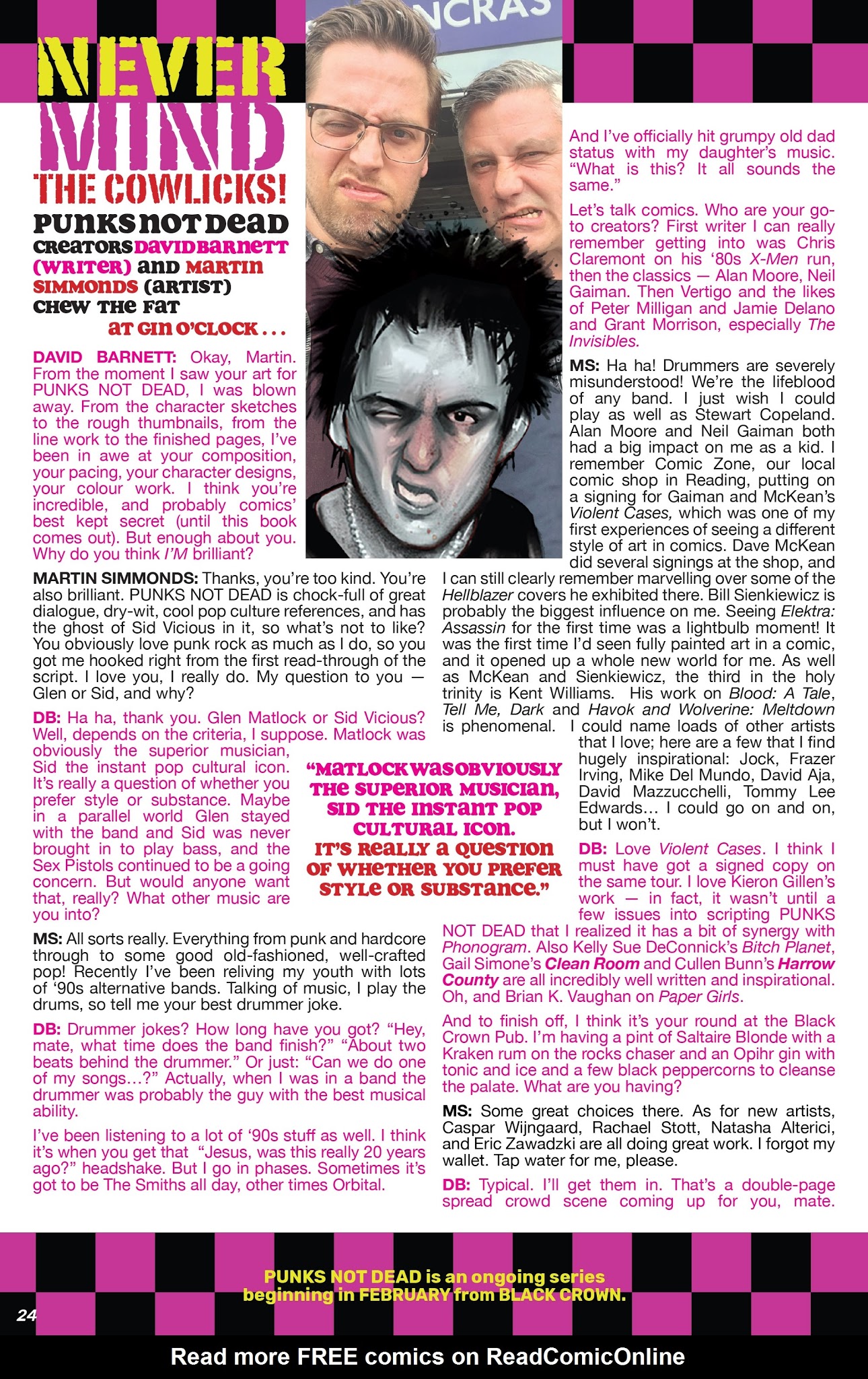 Read online Black Crown Quarterly comic -  Issue #1 - 24